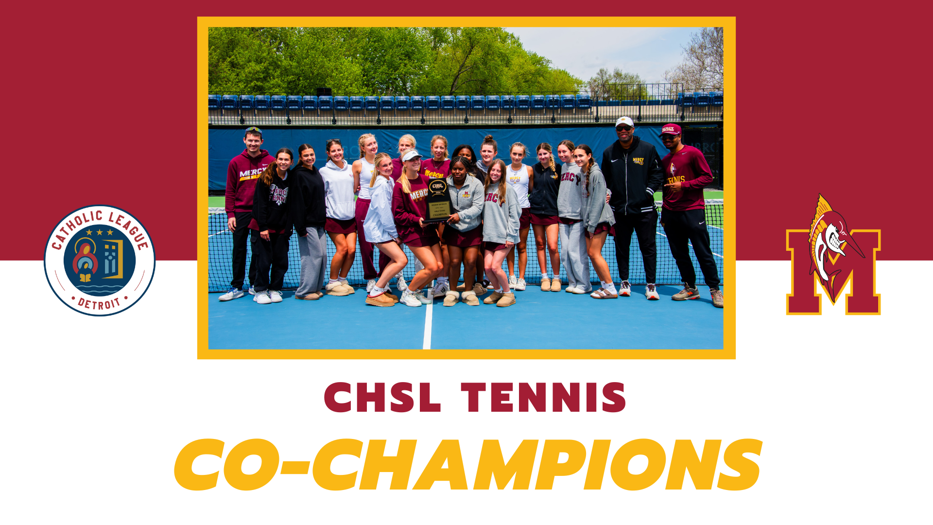 2026 Mercy Tennis CHSL Champions
