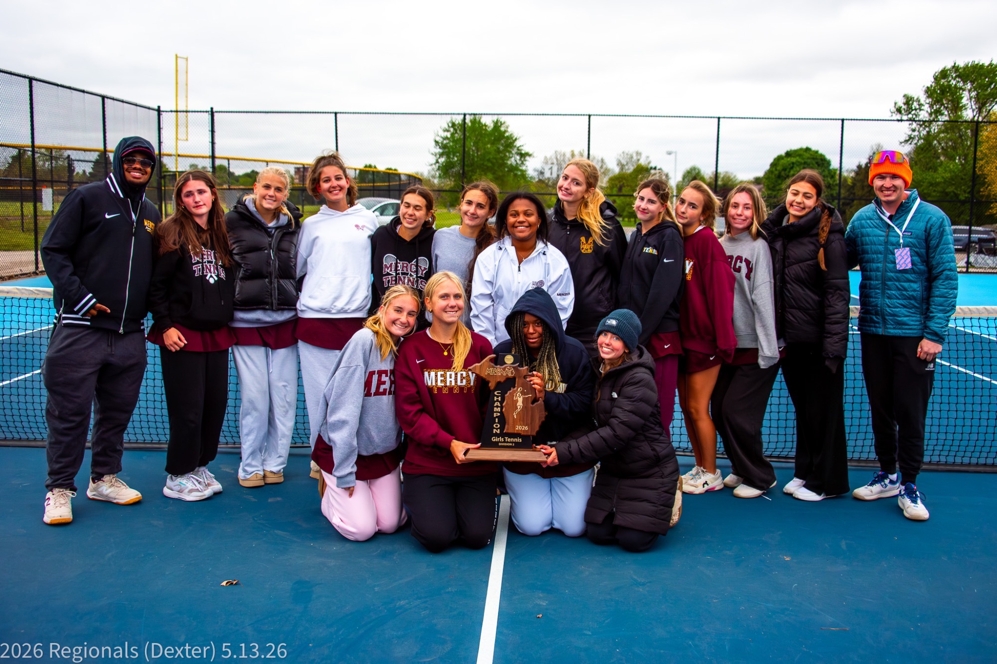 2026 Mercy MHSAA Tennis Regional Champions