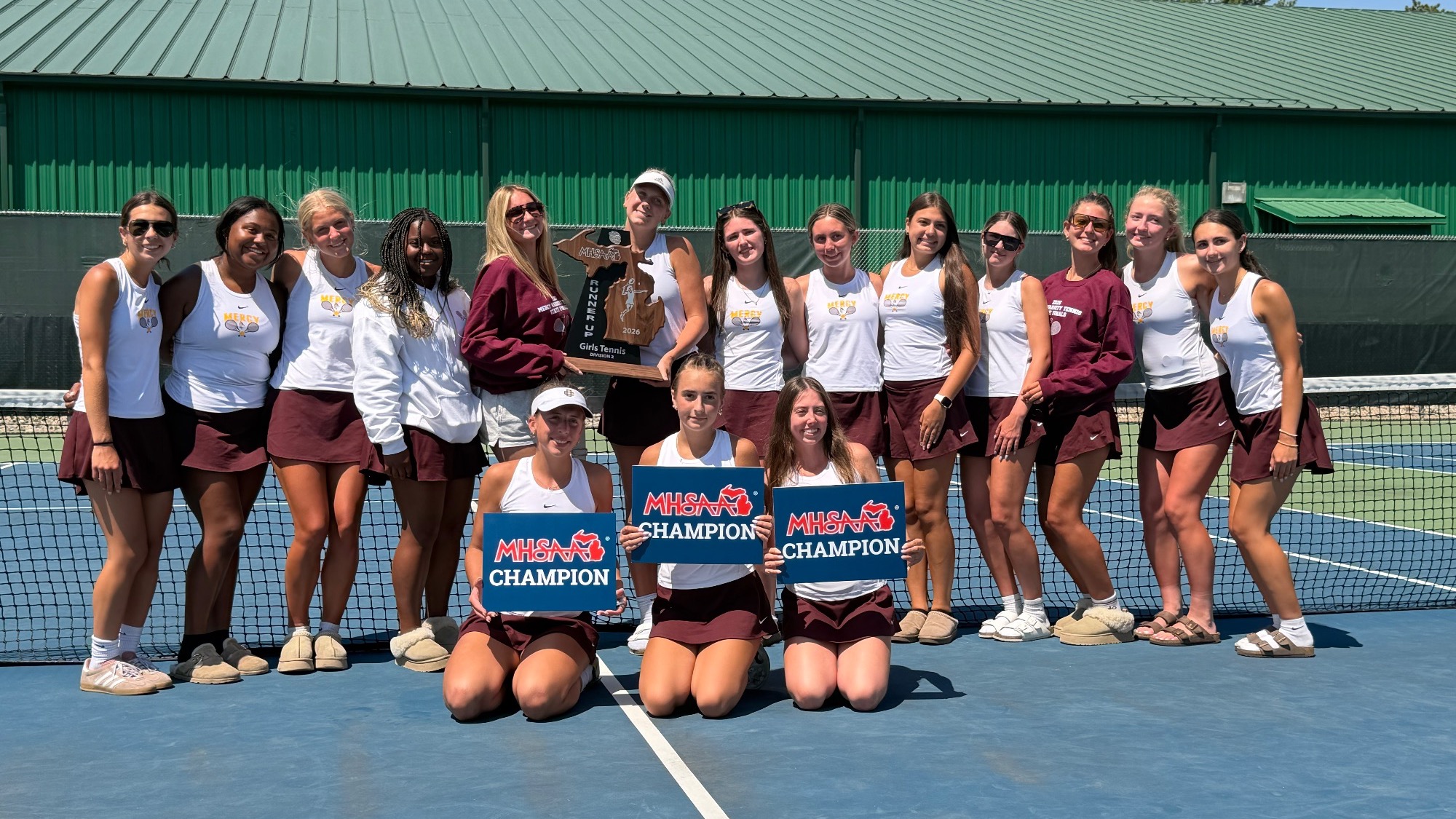 2026 Mercy Varsity Tennis MHSAA State Runner-Up