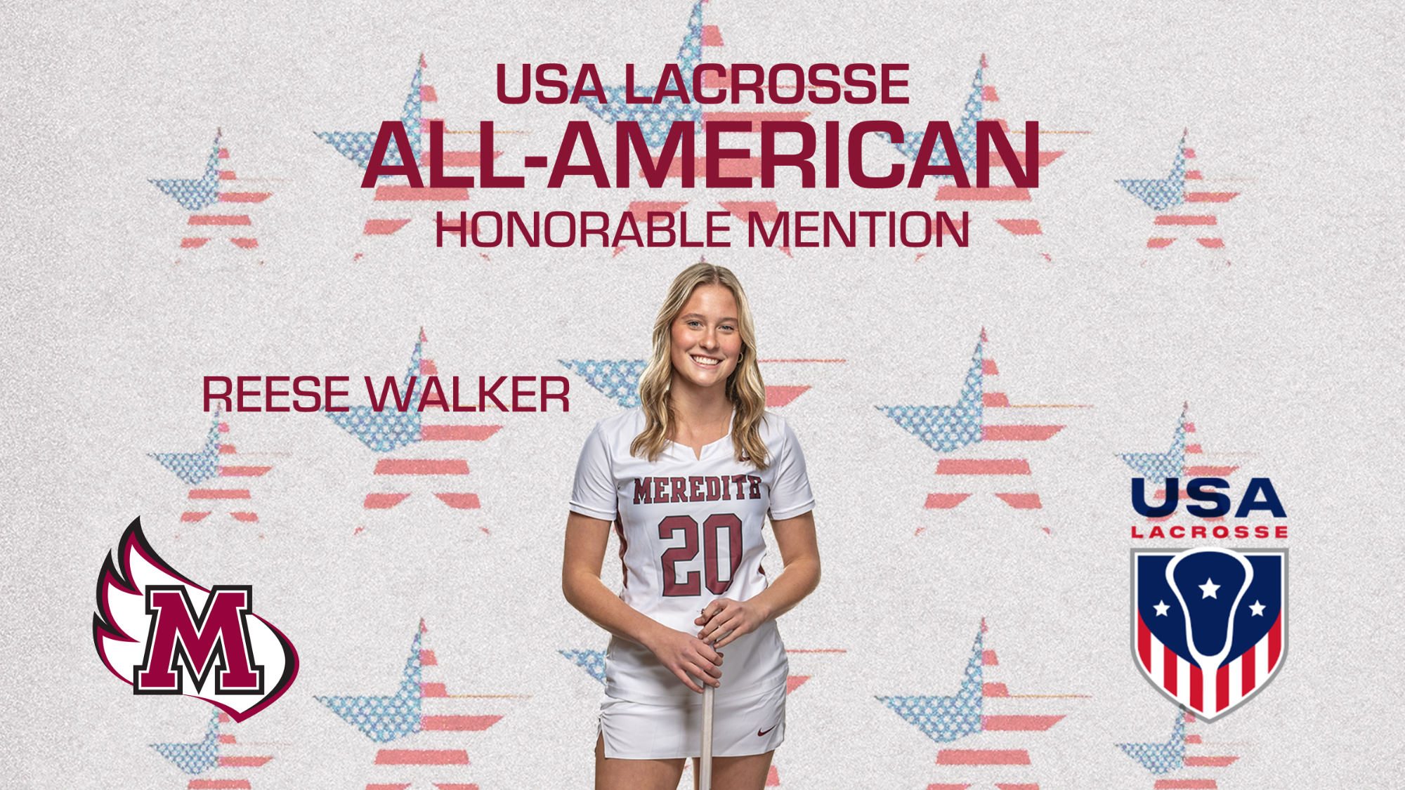 Reese Walker USA Lacrosse All-American Honorable Mention 2025