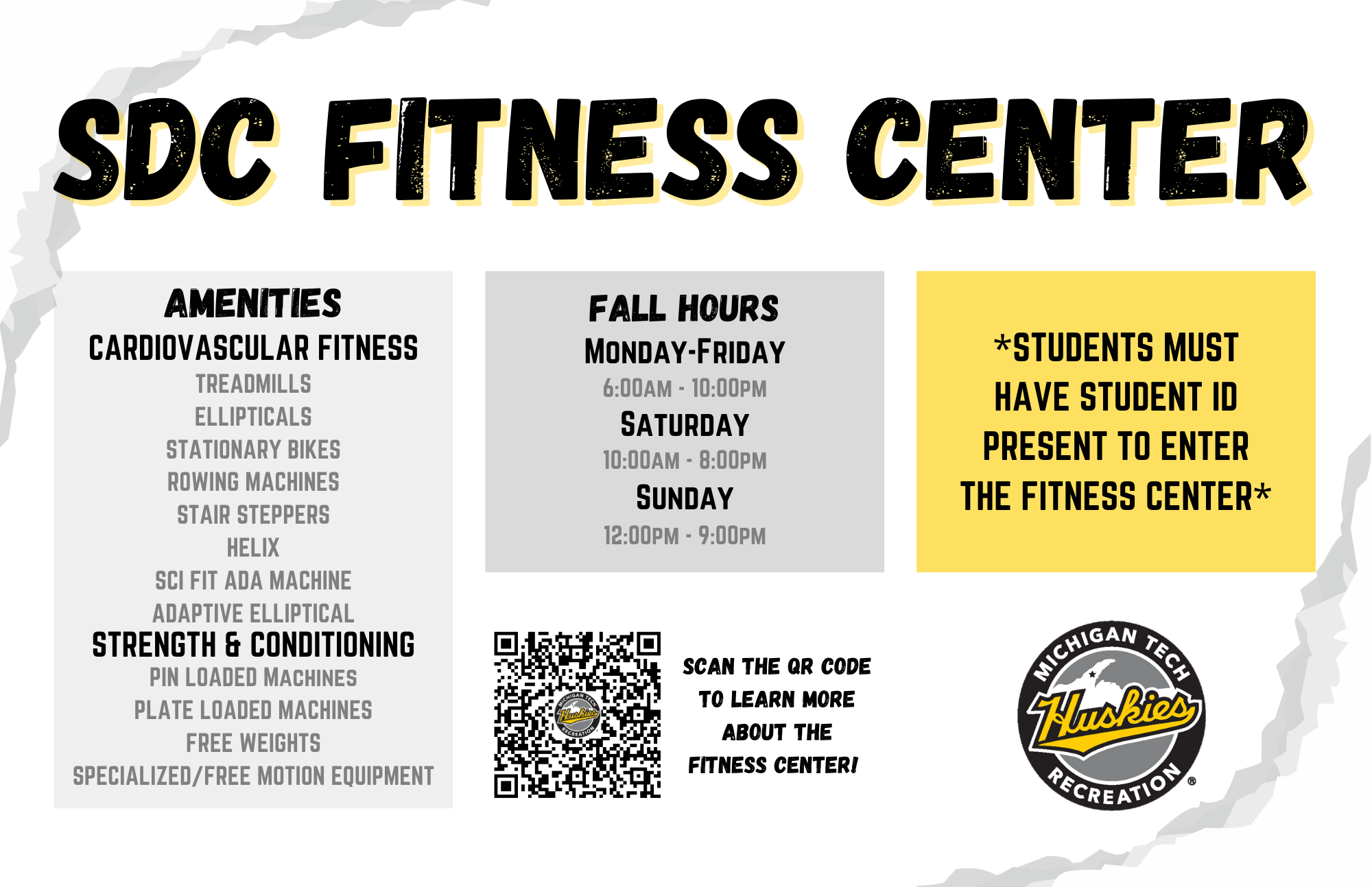 Spring 2025 Fitness Center Info