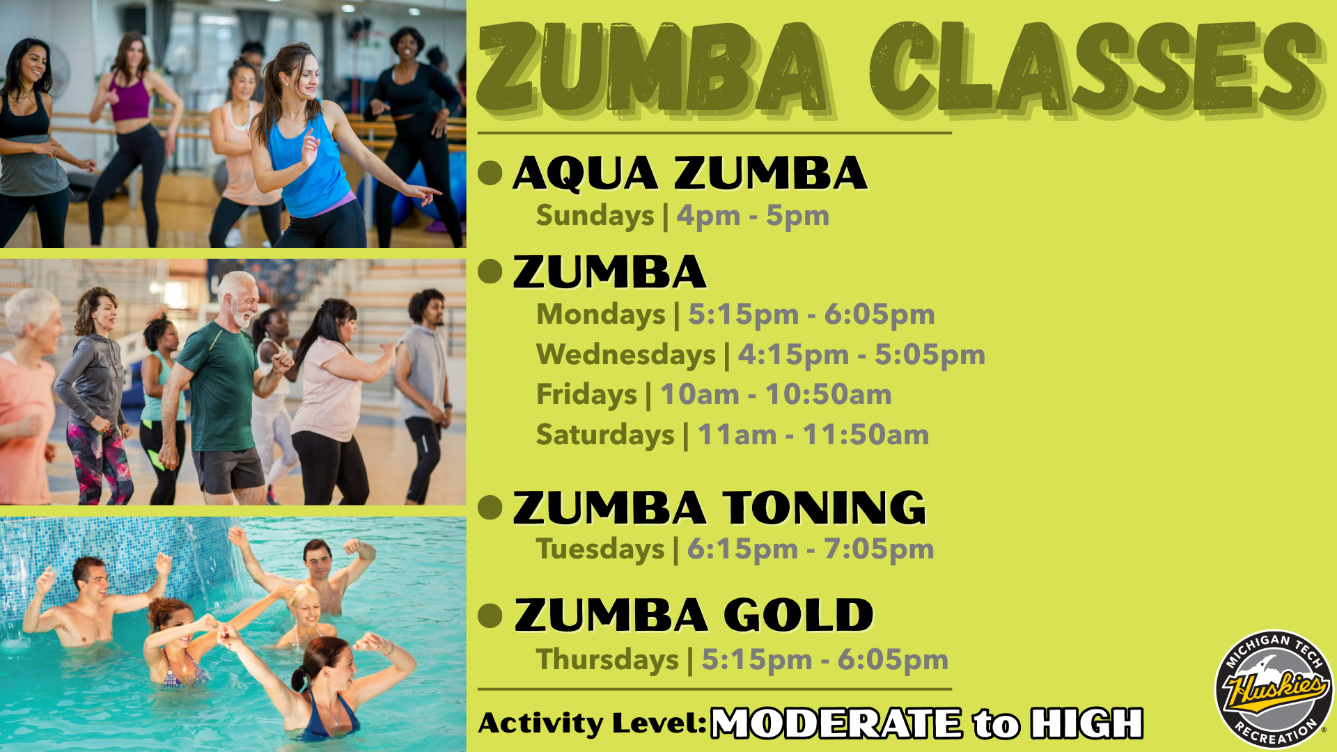 St. Patrick's Day Zumba Dance Party! - Michigan Technological ...
