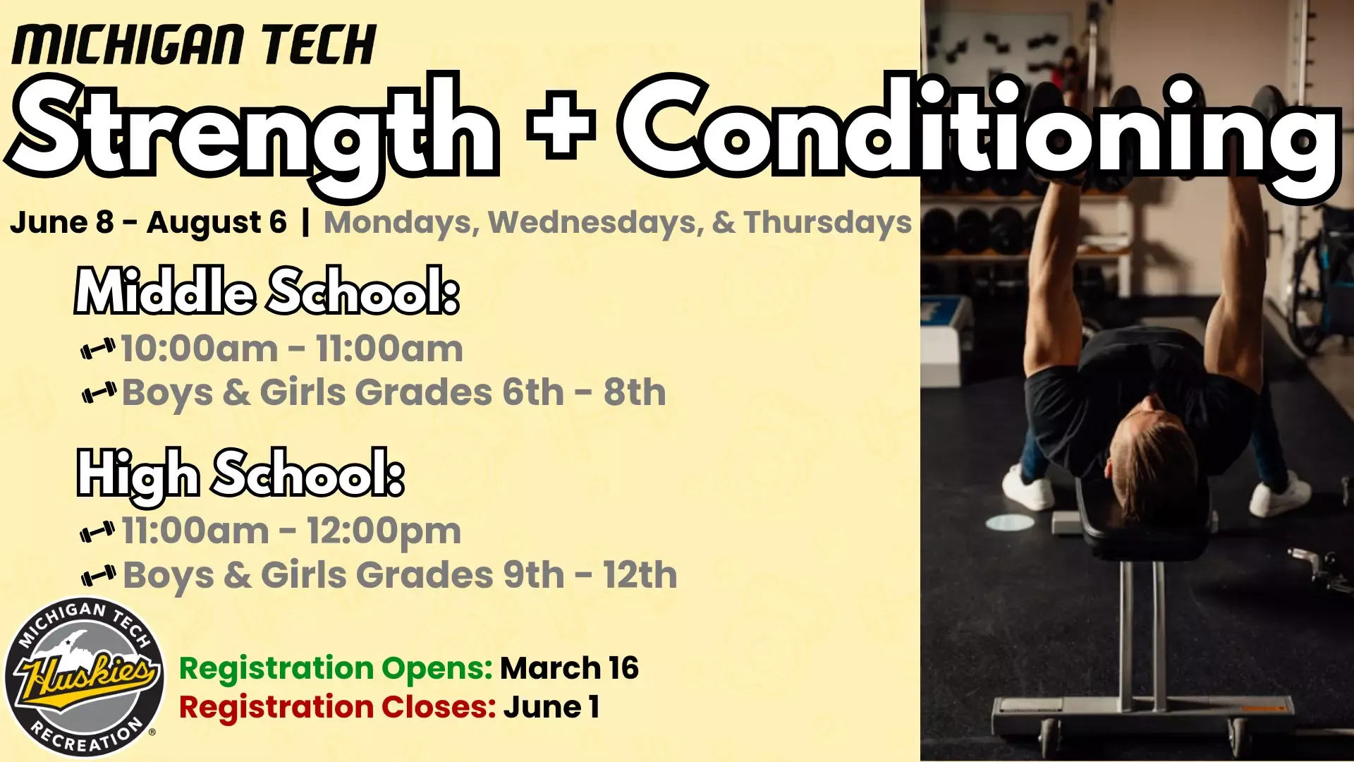 summer 26 Strength + Conditioning