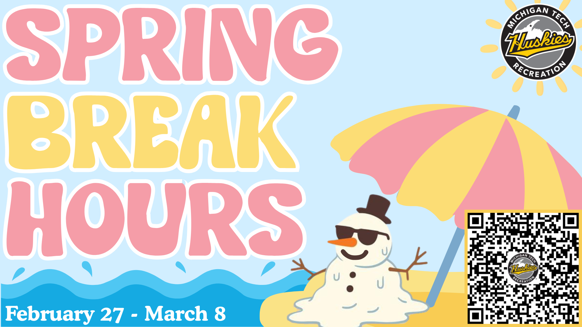 Spring Break 2026 Hours Slider