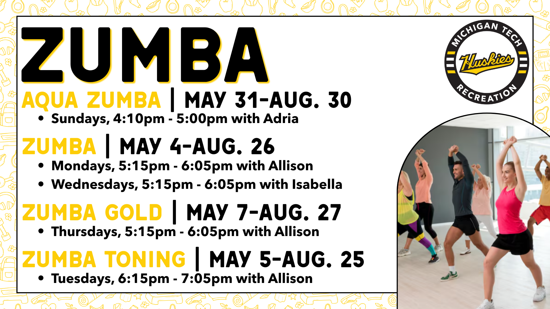 Zumba summer 2026
