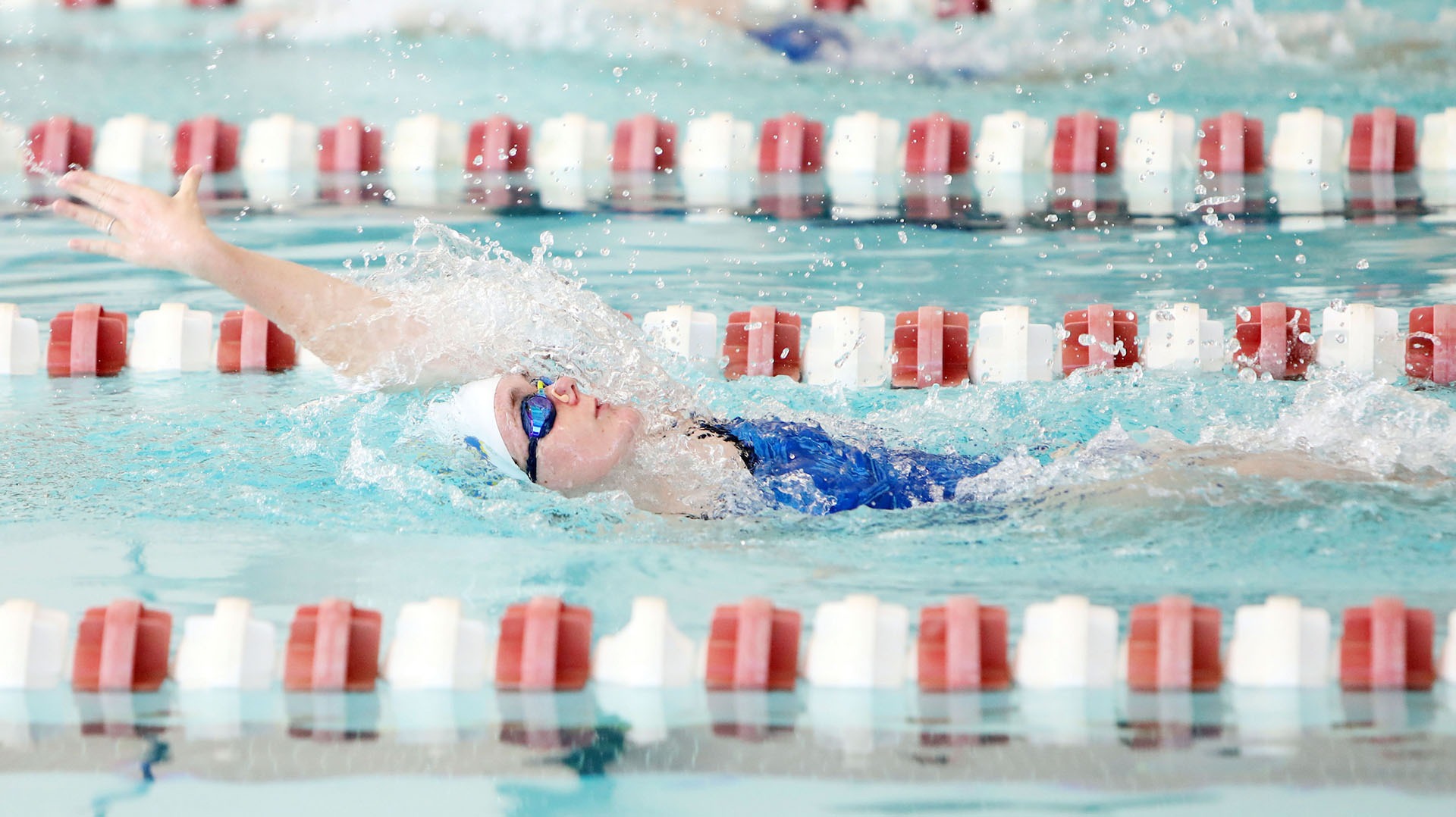 Women's swimming photo for Centre tri recap