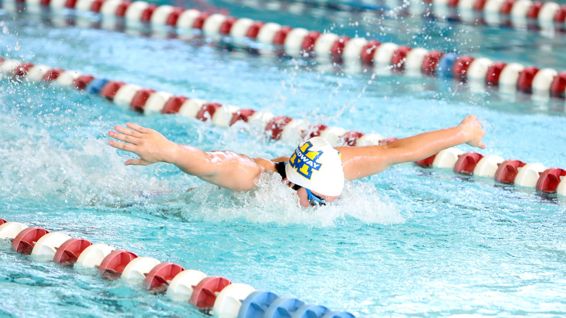 Men's swimming photo for SSU quad recap