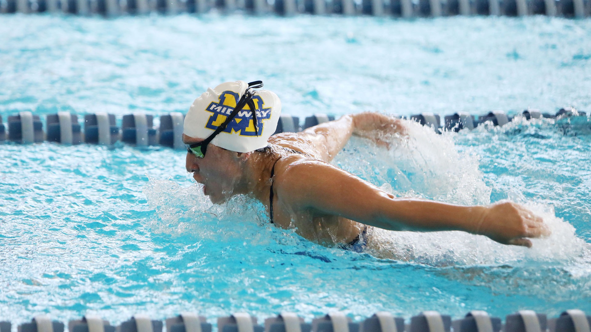 Women's swimming photo for SSU Triangle recap