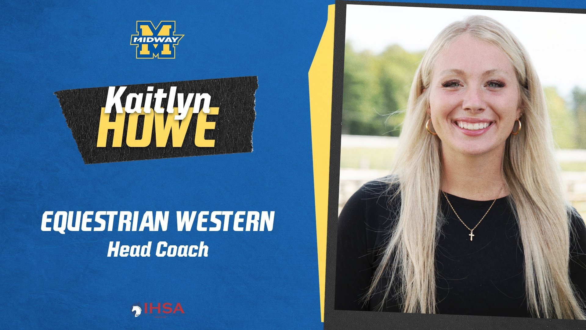 Kaitlyn Howe named Midway Equestrian Western Head Coach re website (2025-26)