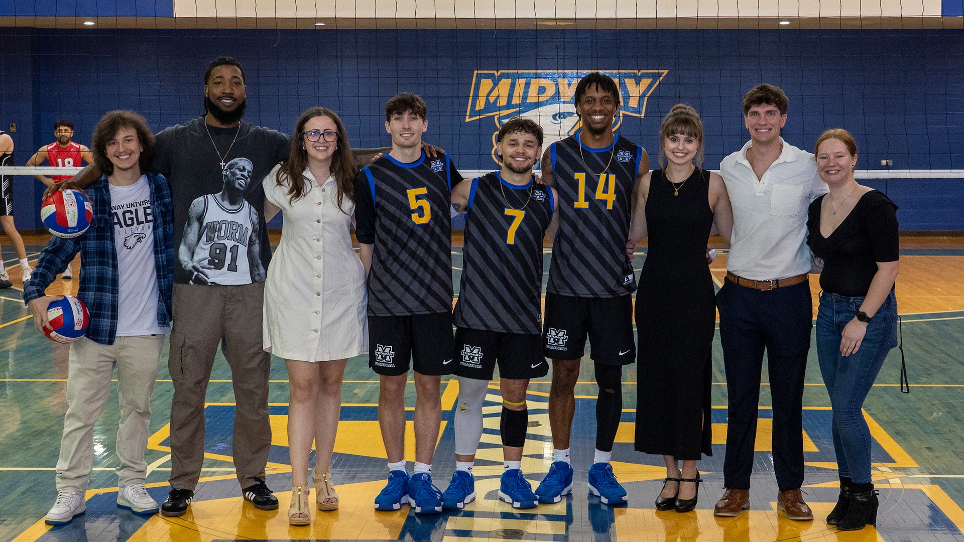 Men's volleyball senior day photo