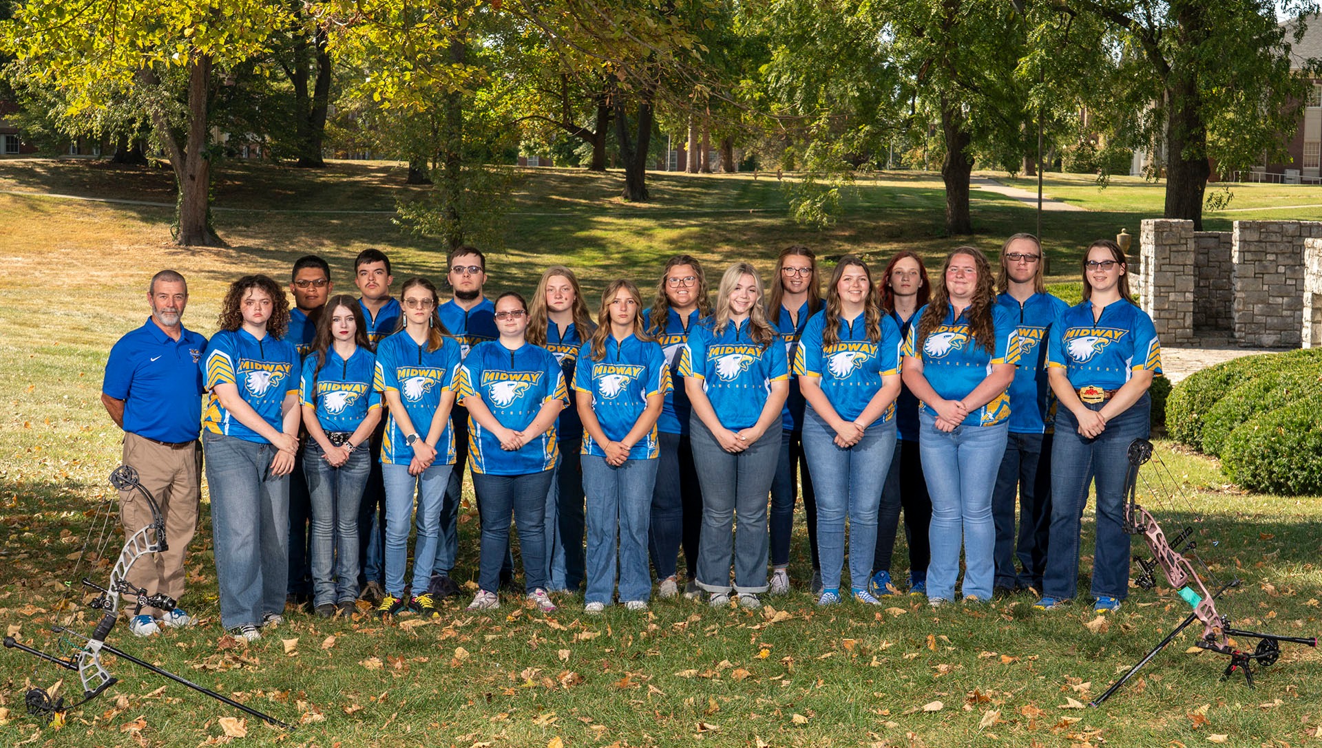 Archery team photo for season preview story