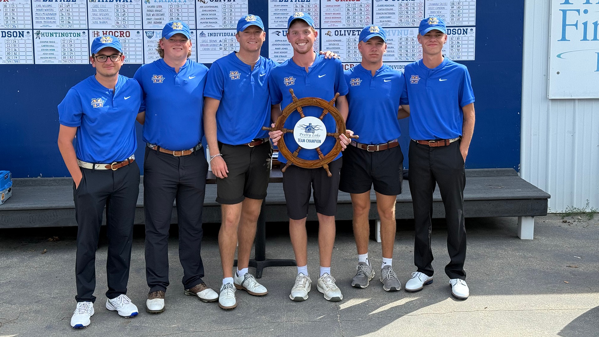 Men's golf photo for Pretty Lake recap