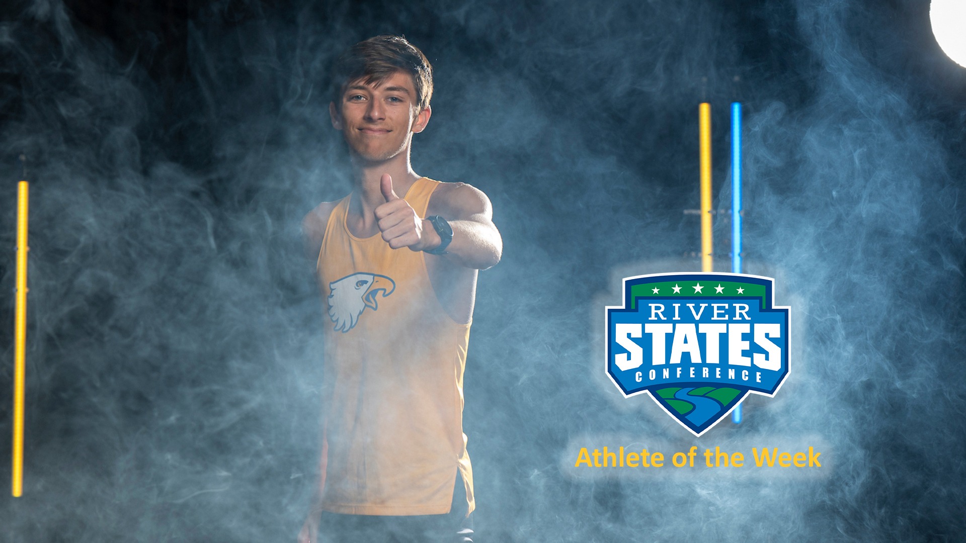 Carson Milner RSC Track Athlete of the week graphic