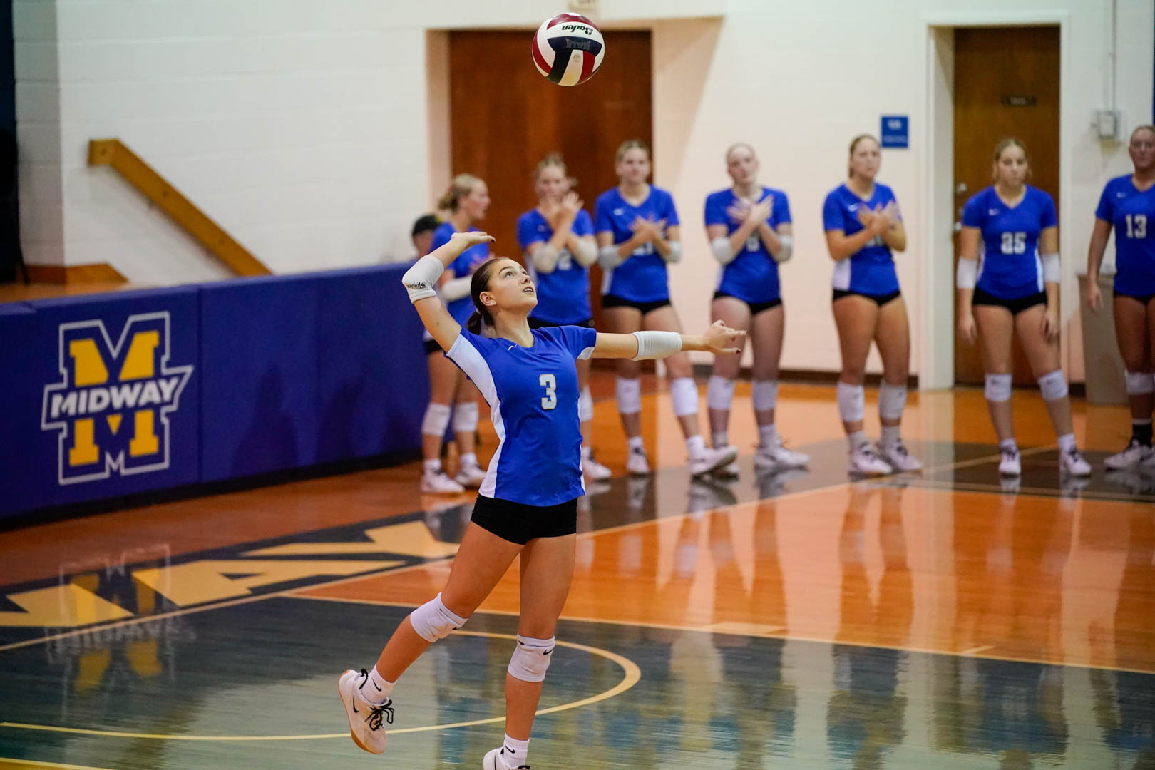 Midway Women's Volleyball hosts Lindsey Wilson and Indiana University at Kokomo in a tri-match on Saturday October 10, 2026 inside the Marshall Gymnasium.
