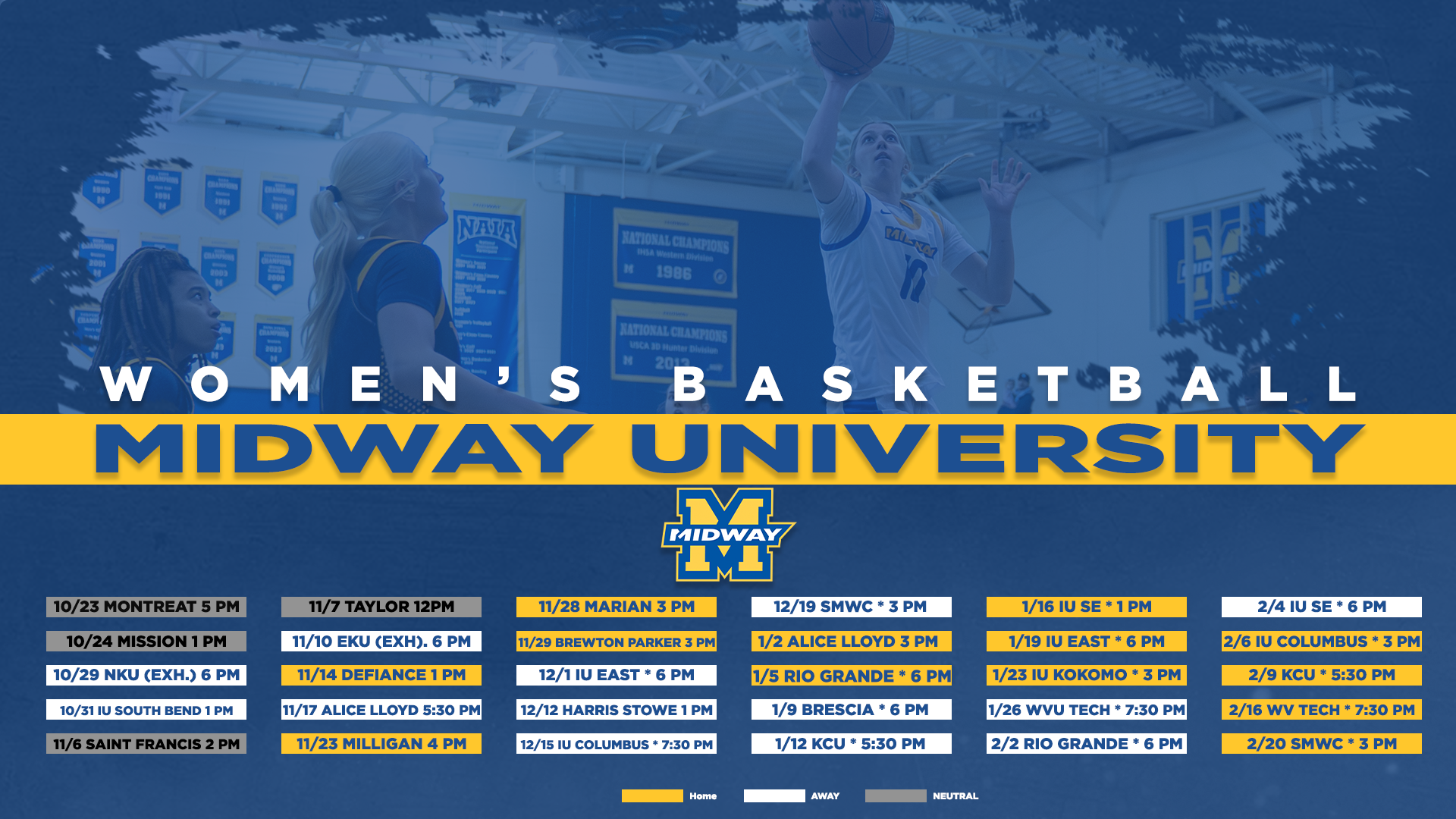 26-27 WBB Schedule Release