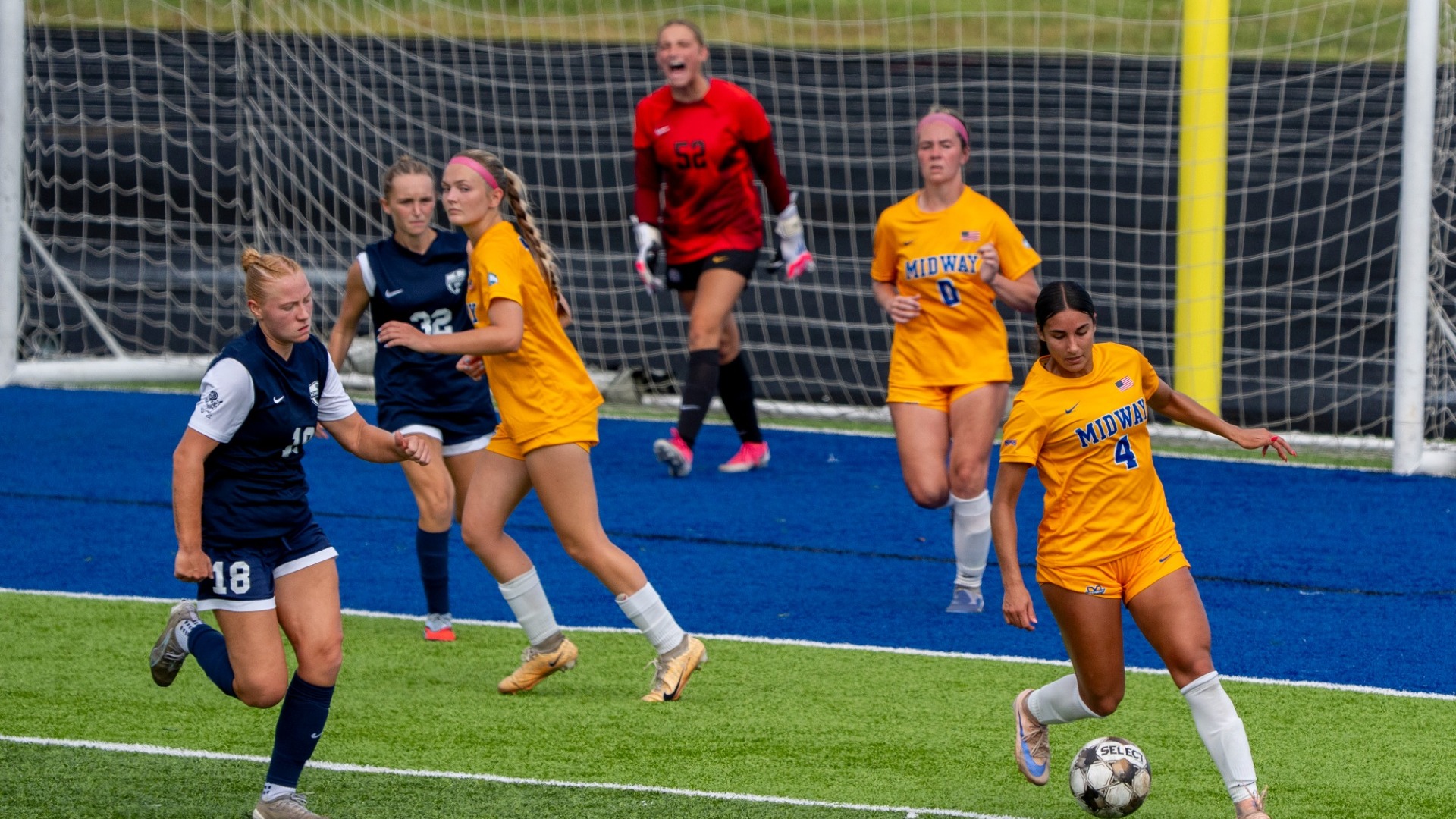 Hazlett Dribbles in defensive third