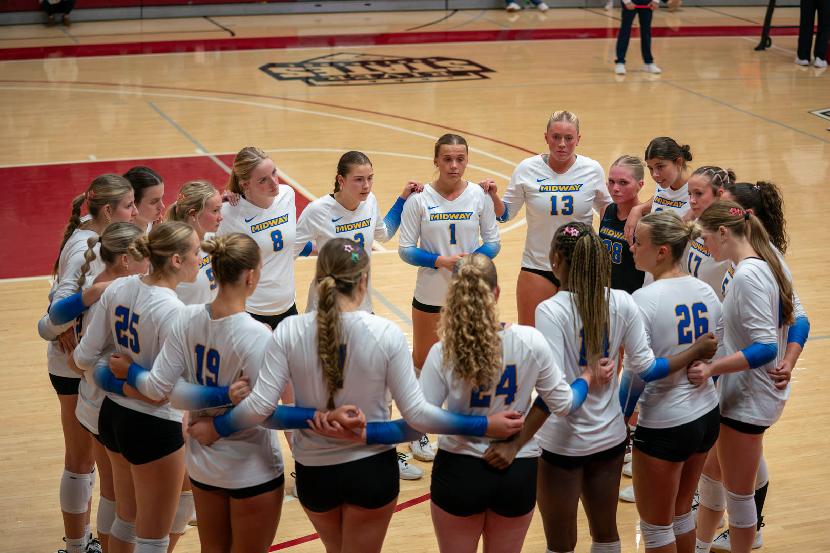 Midway Women's Volleyball traveled to New Albany, Indiana for a River States Conference matchup against IU Southeast on October 16, 2026.