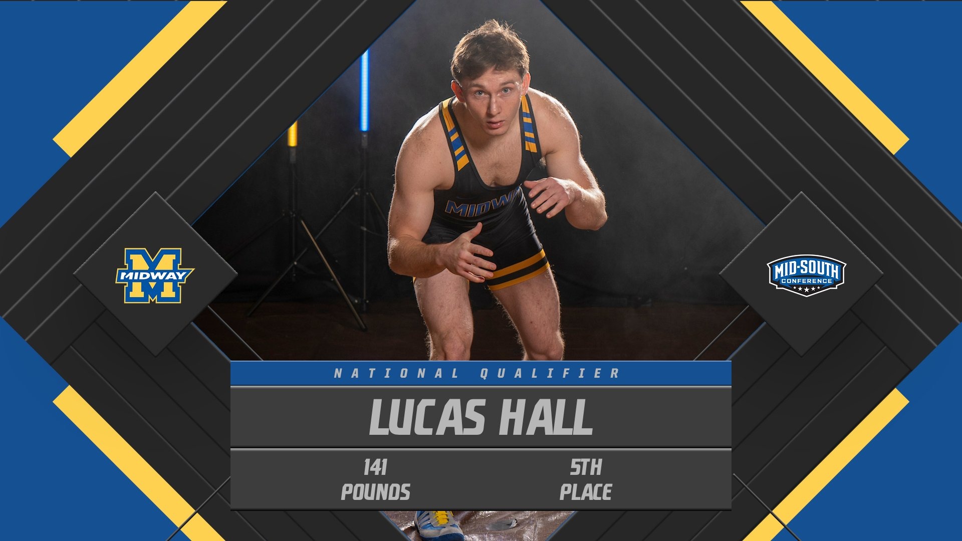 Lucas Hall national qualifier graphic