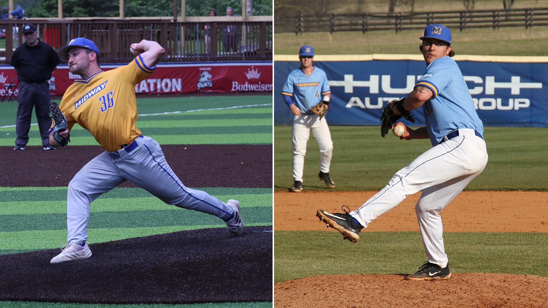 Tyler Pyles and Grant Stone photo for baseball recap (Feb. 8, 2026)