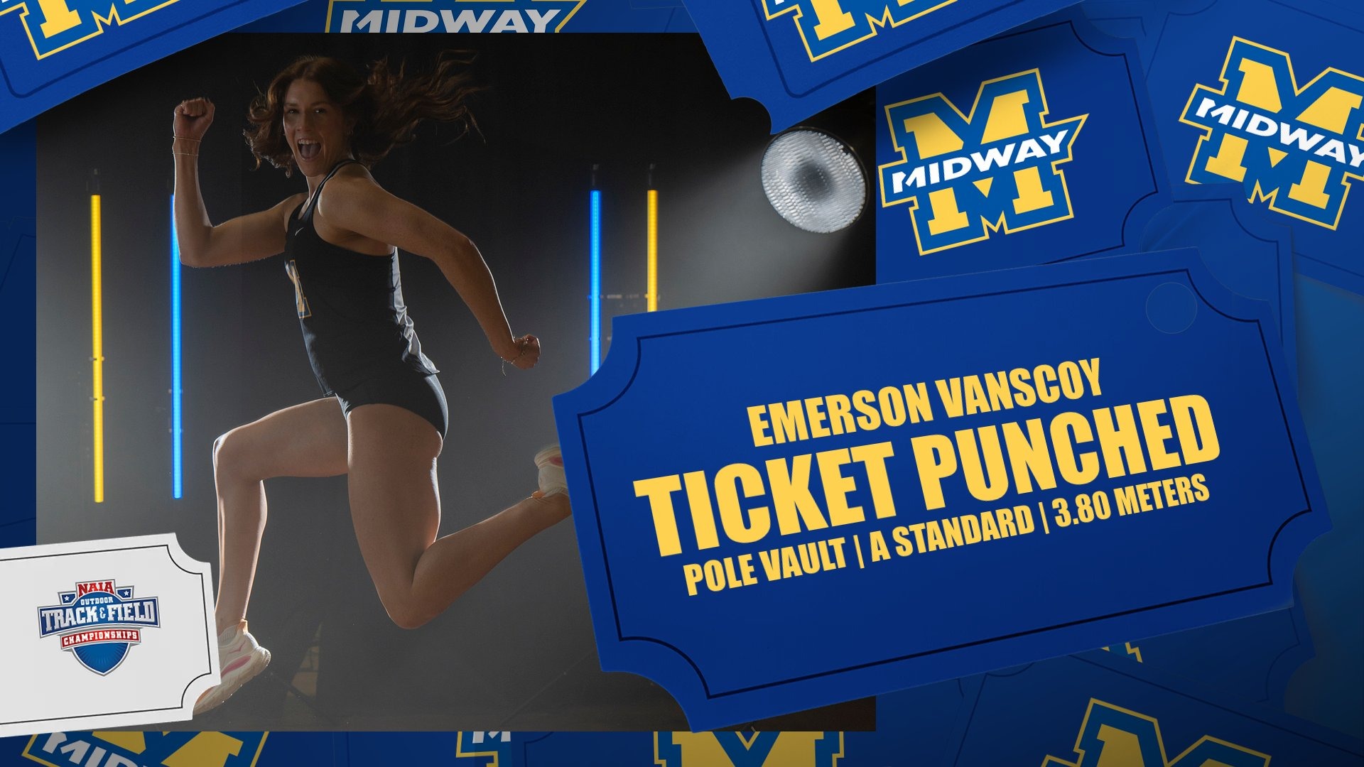 Emerson VanScoy graphic for NKU Invite recap