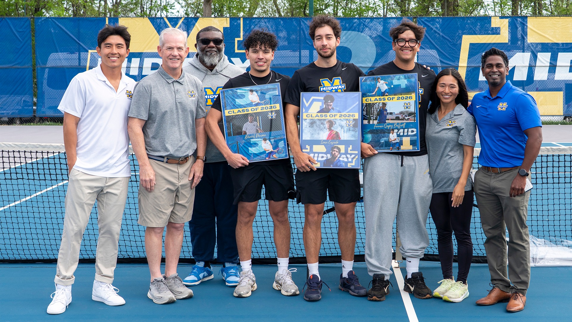 Men's tennis senior day photo