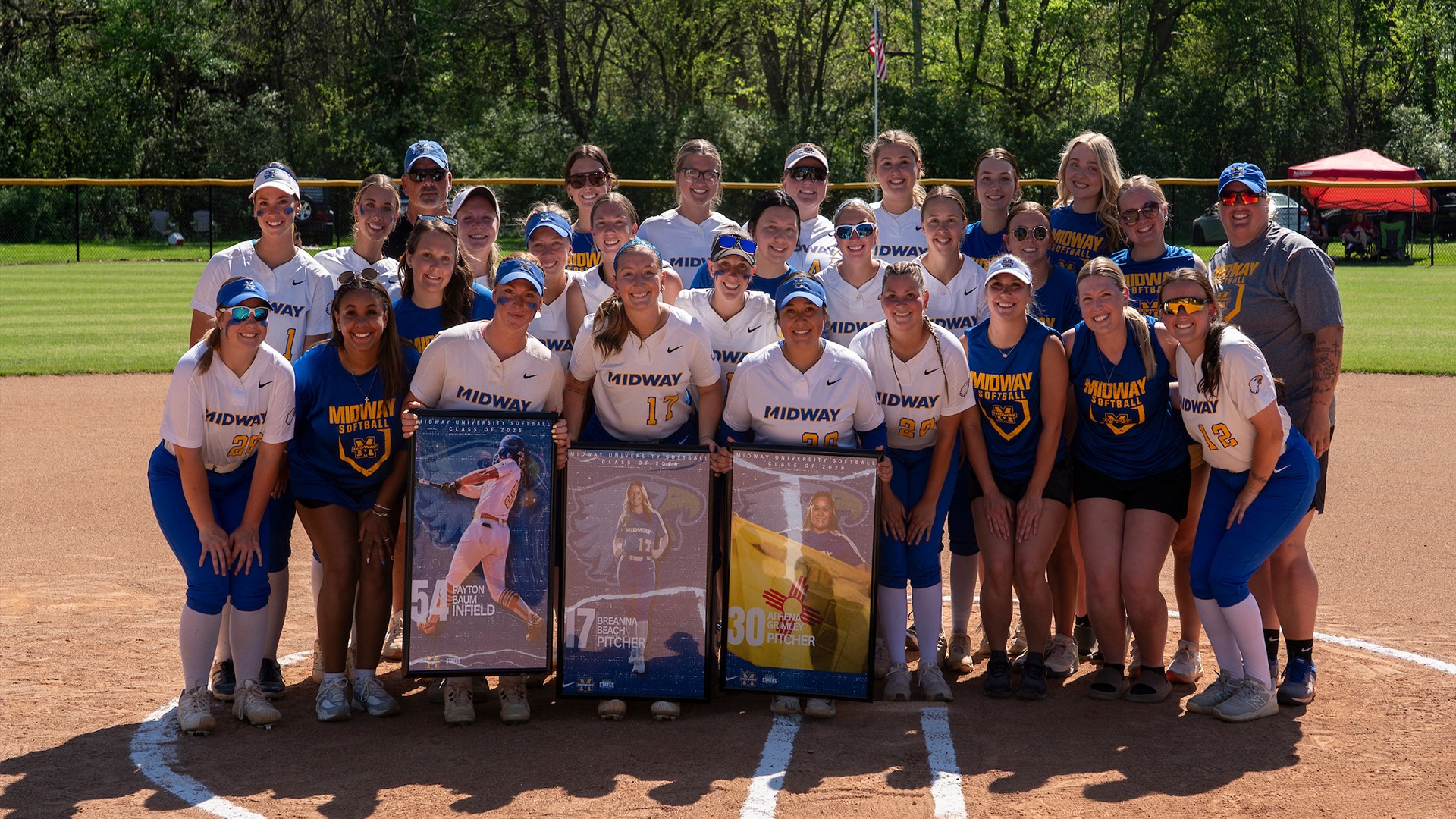 Softball senior day recap photo