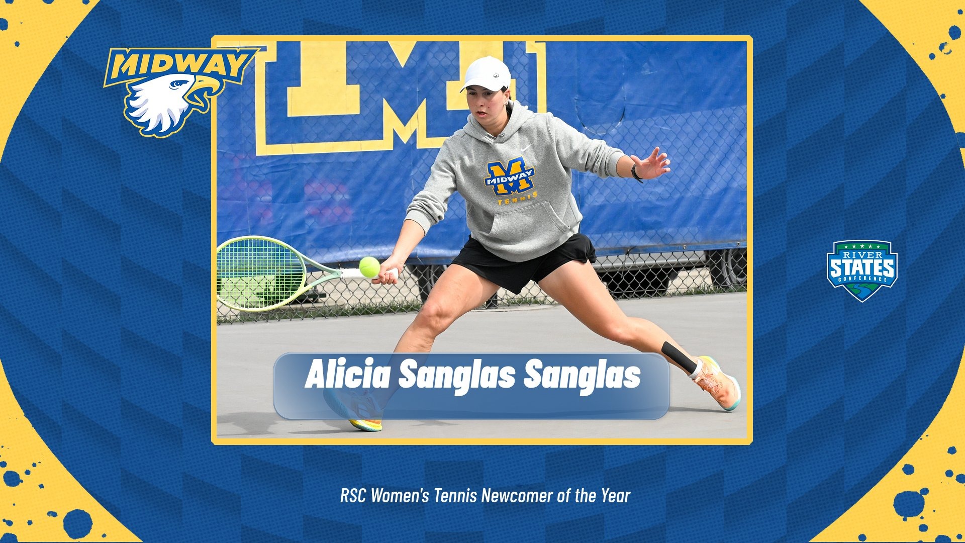 Alicia Sanglas Sanglas named RSC Women's Tennis Newcomer of the Year (April 23, 2026)