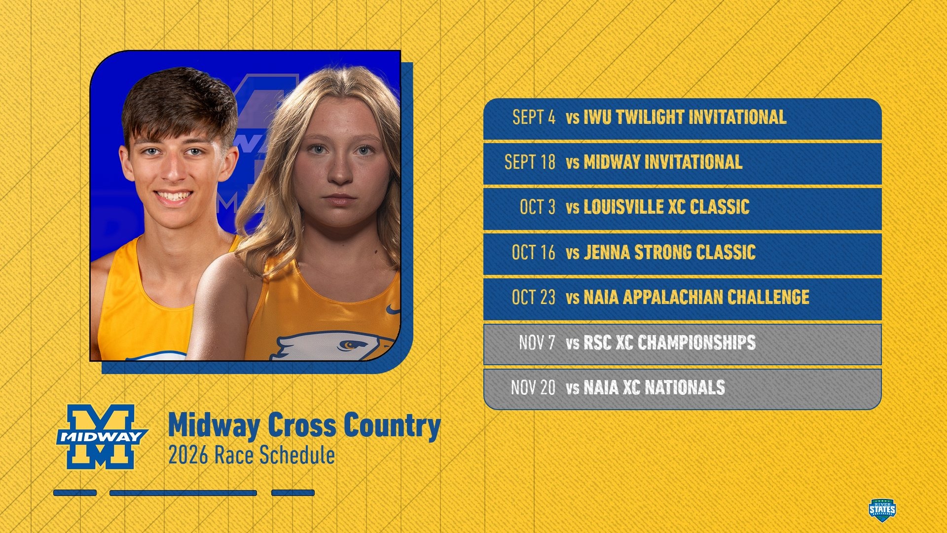 2026 New XC Schedule Release