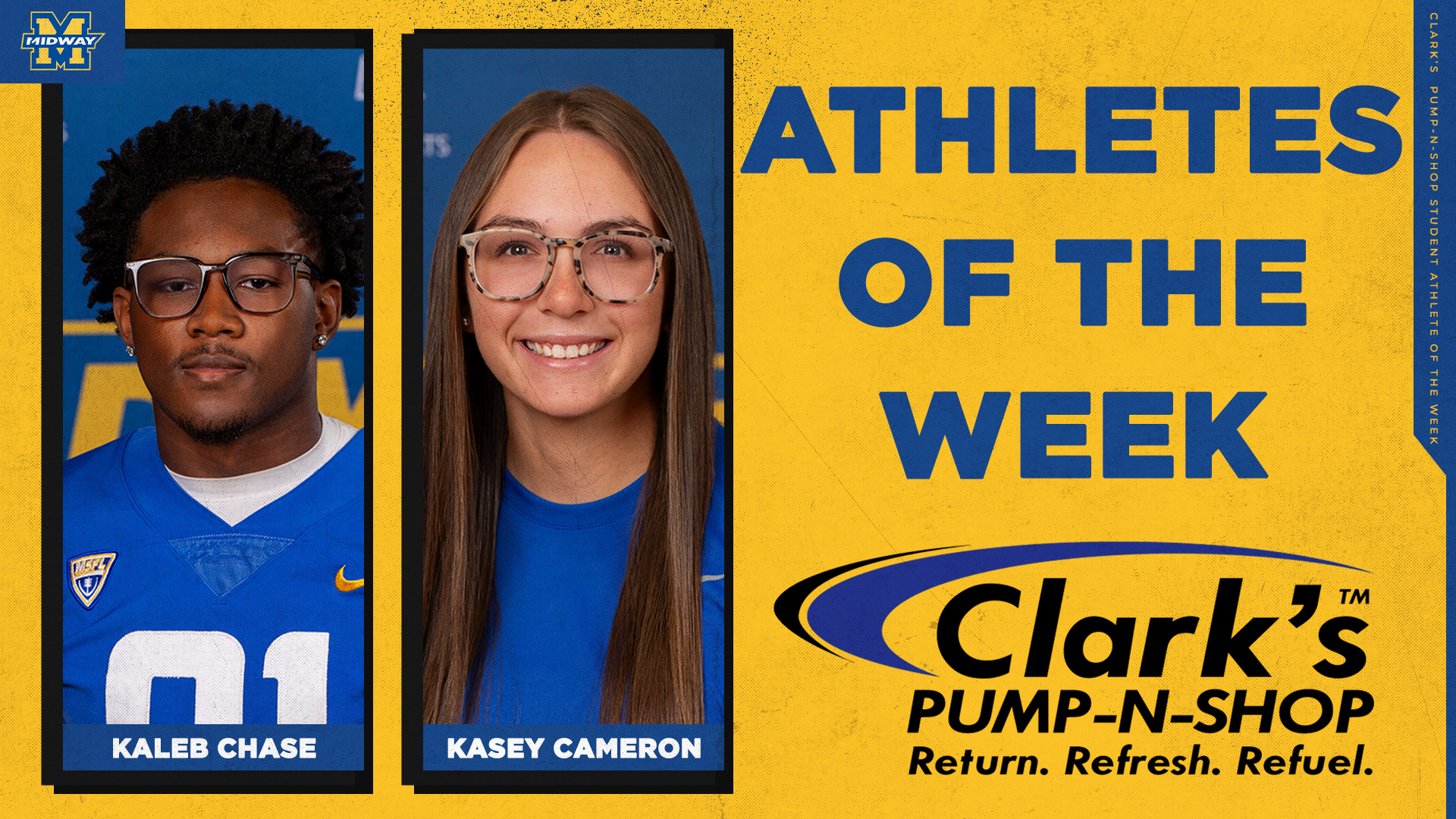 Clark's Pump-N-Shop Athlete of the Week 26-27 week 1