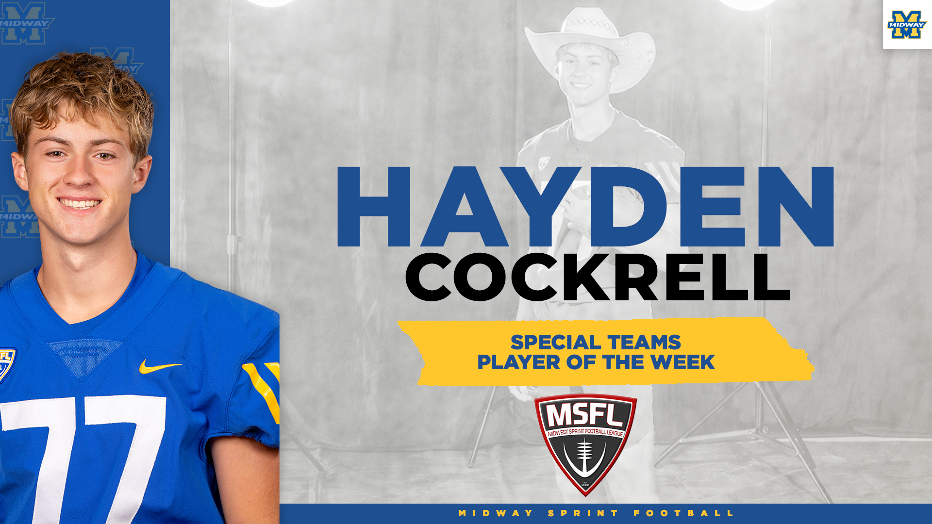 Cockrell Special Teams POTW
