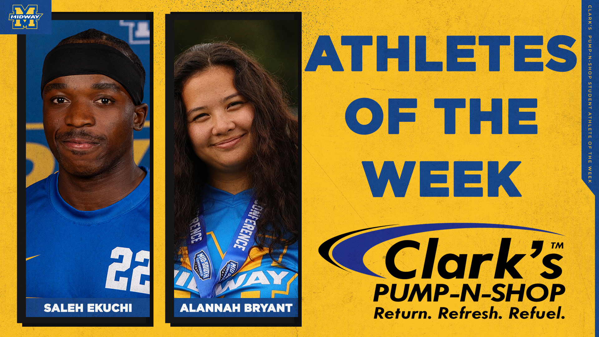 Athletes of the week Sept 14-20