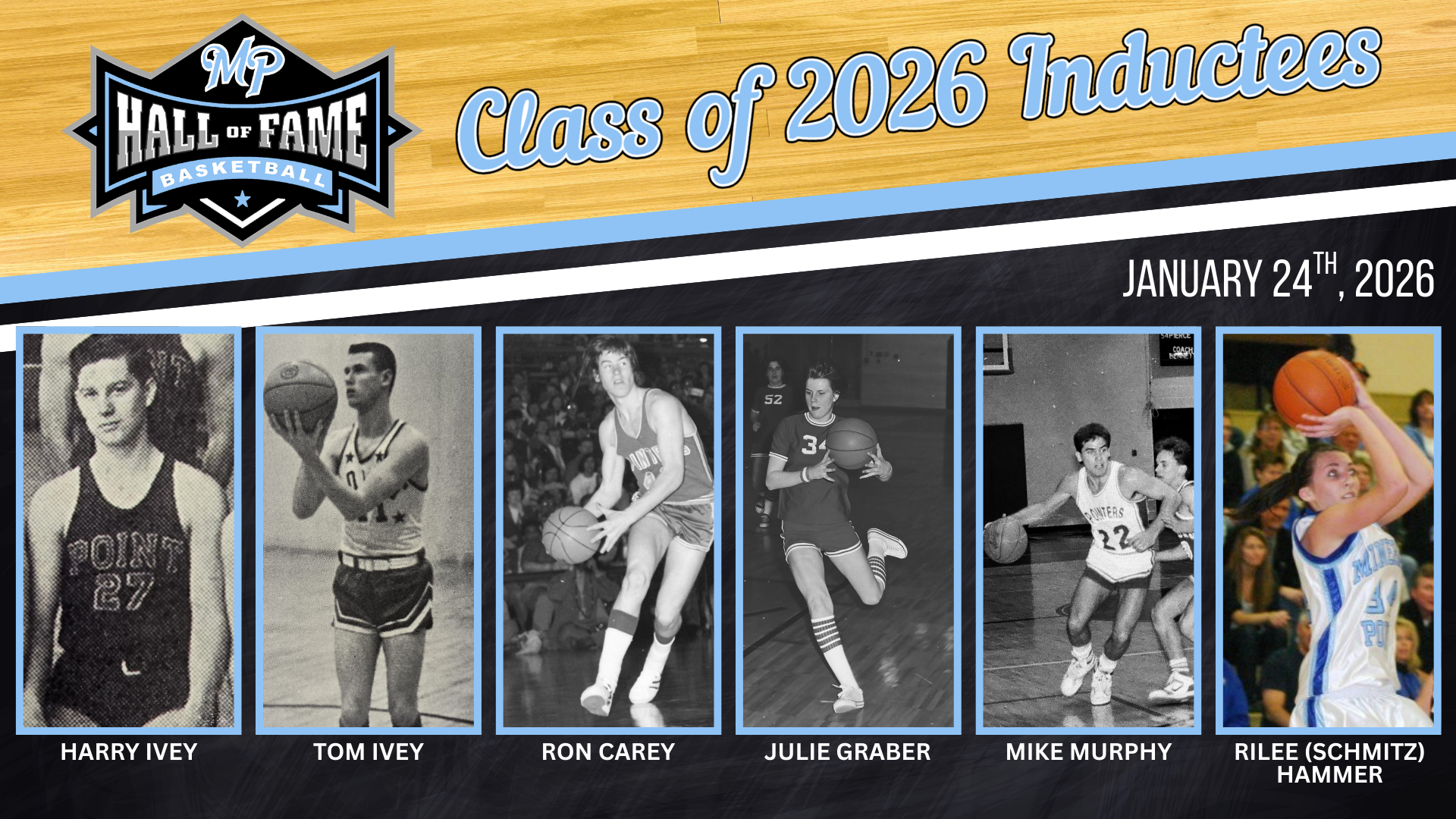 Class of 2026 MP Basketball Hall of Fame Inductees