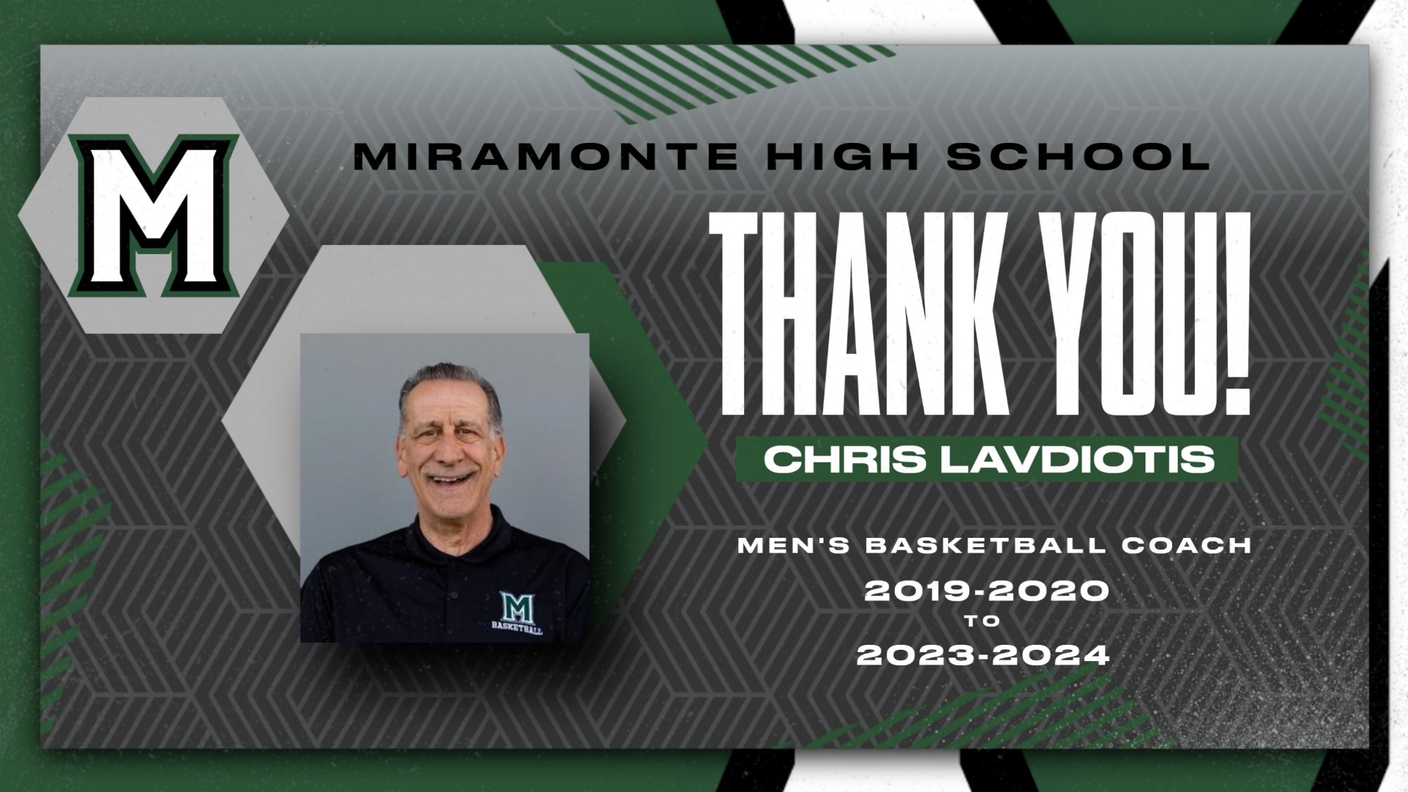 Thank you Coach Lav