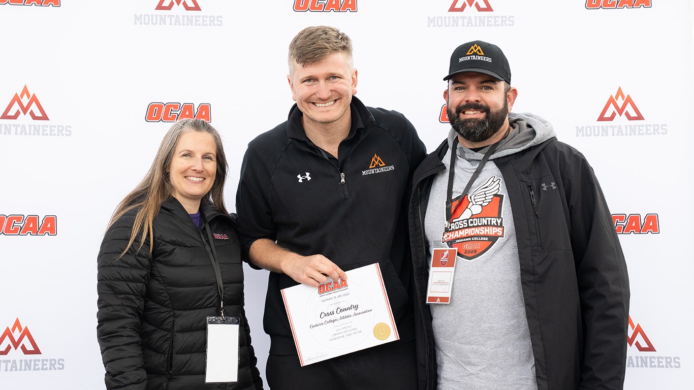 David Hopton named 2025 OCAA Cross Country Coach of the Year