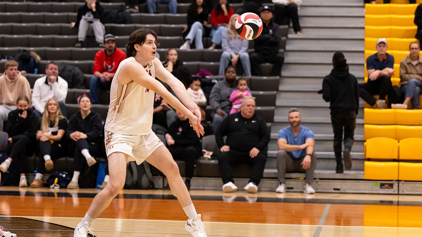 Andrew Magirias with the dig