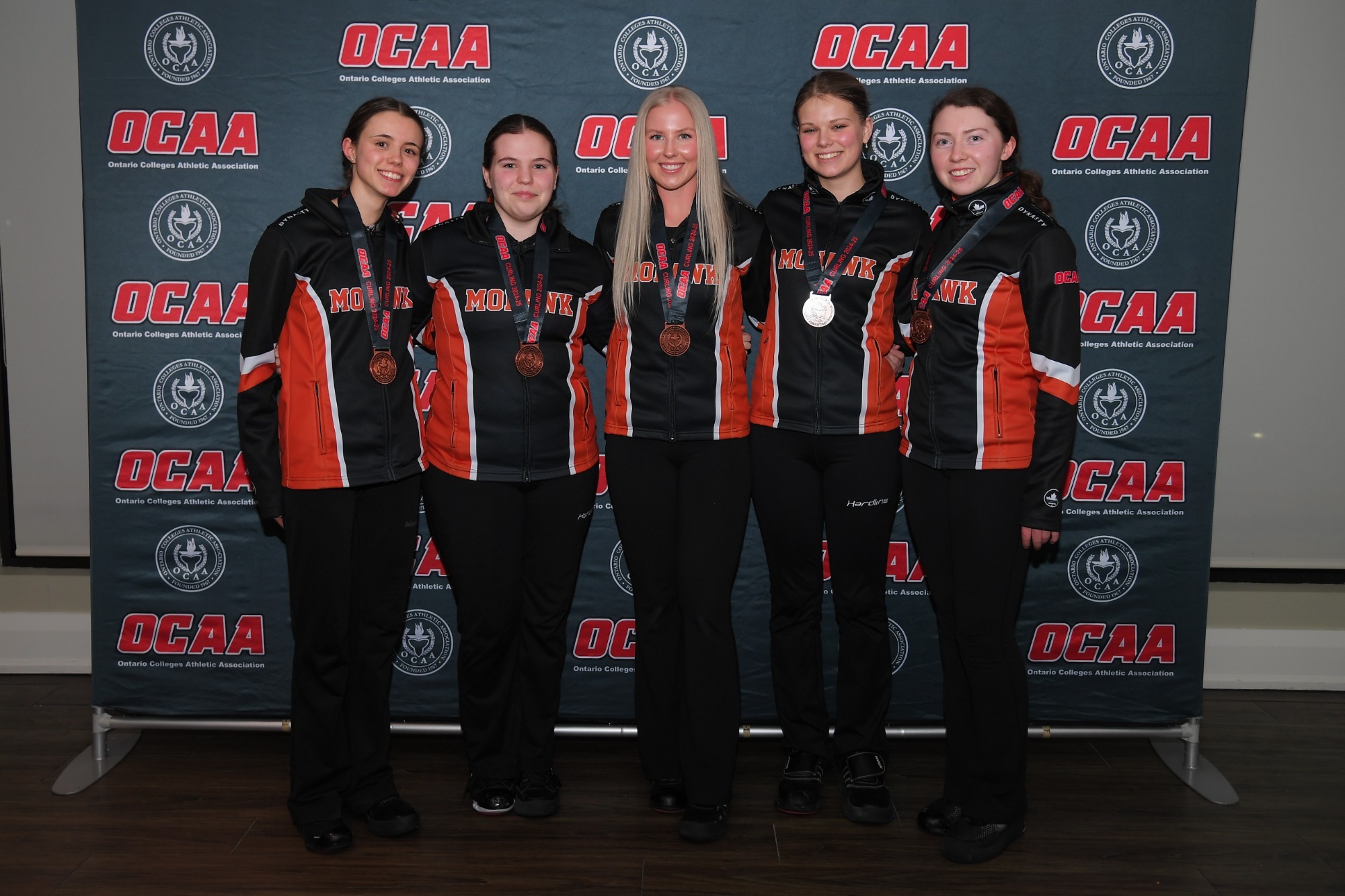 Mohawk women's 2025 bronze medal team 