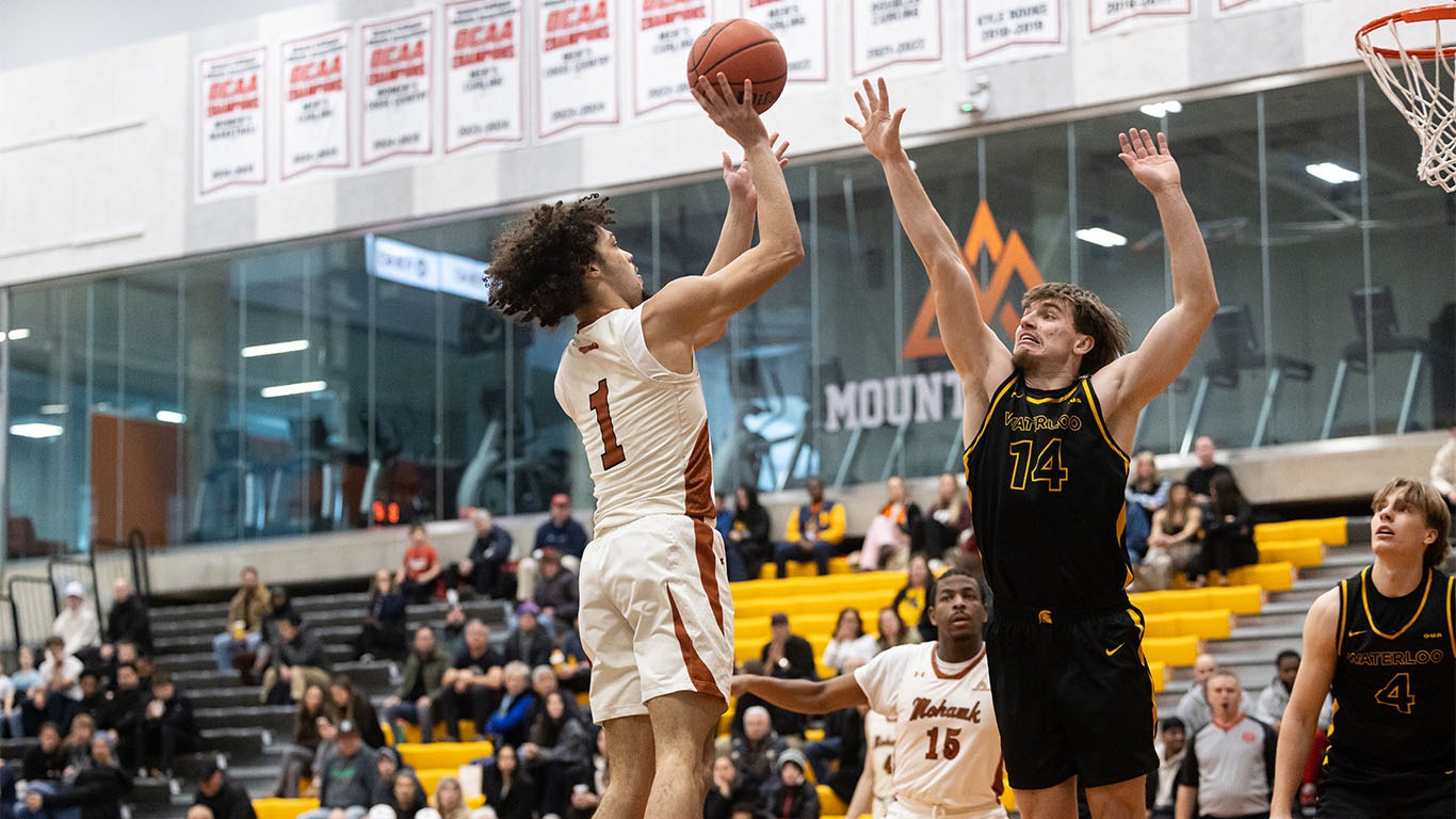 Mohawk men's basketball versus Waterloo over the holiday break