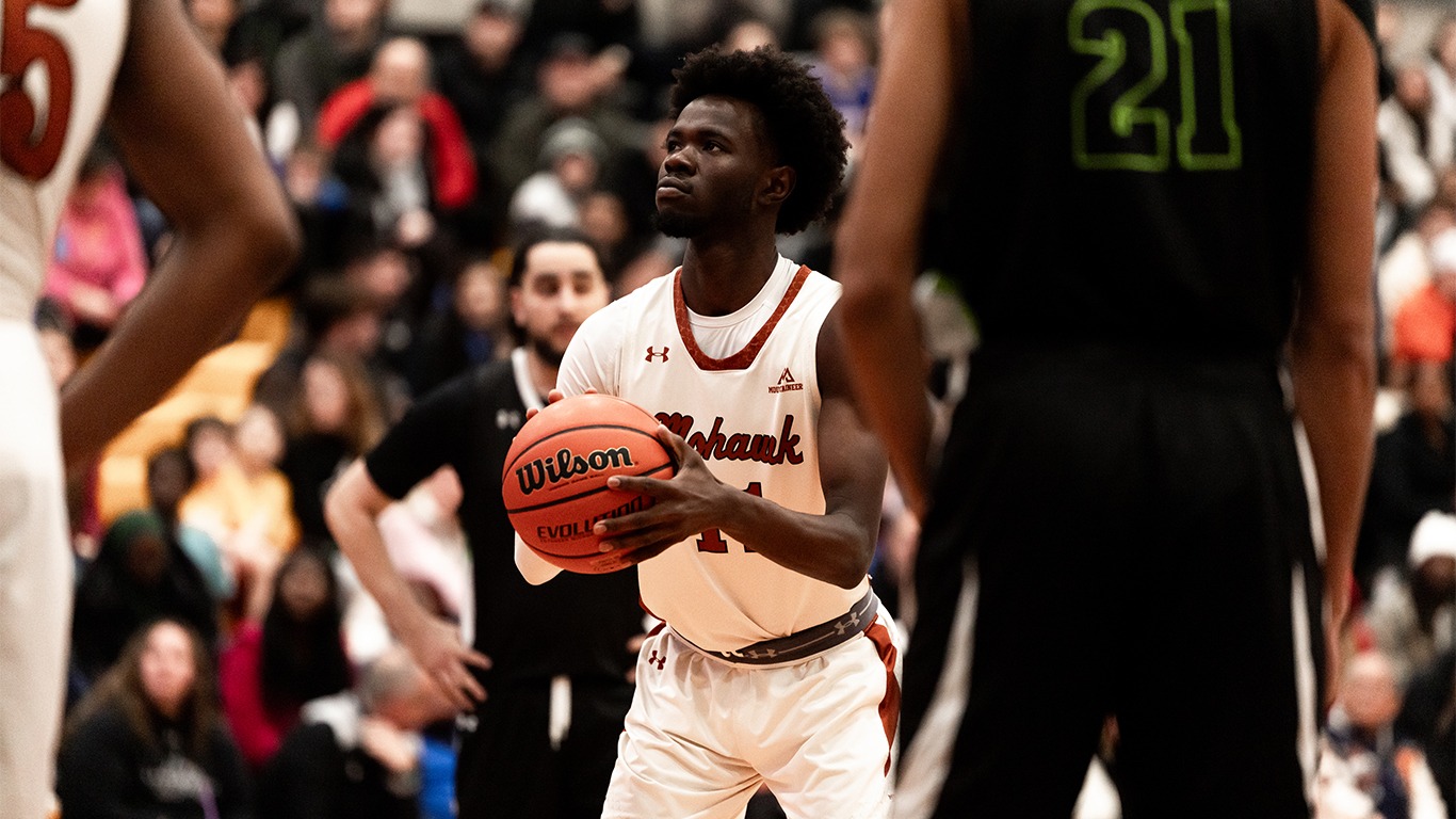 Eltom Adam at the free throw line