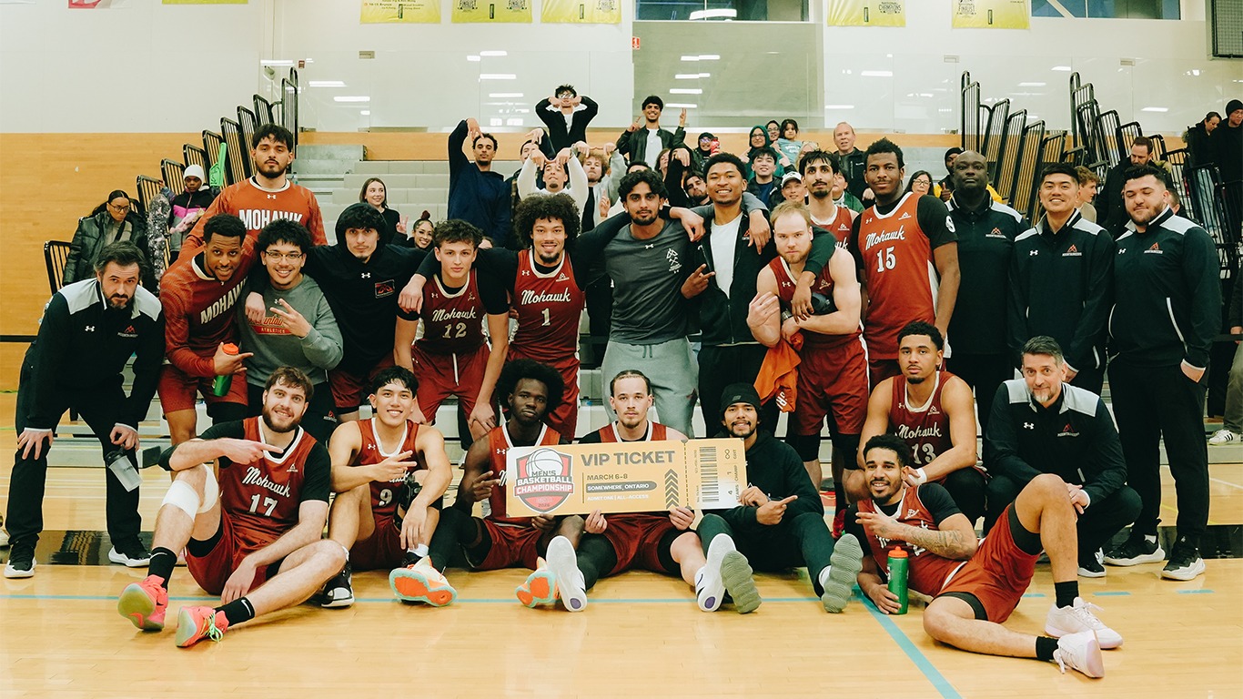 Mohawk men's basketball punch ticket to OCAA Championships
