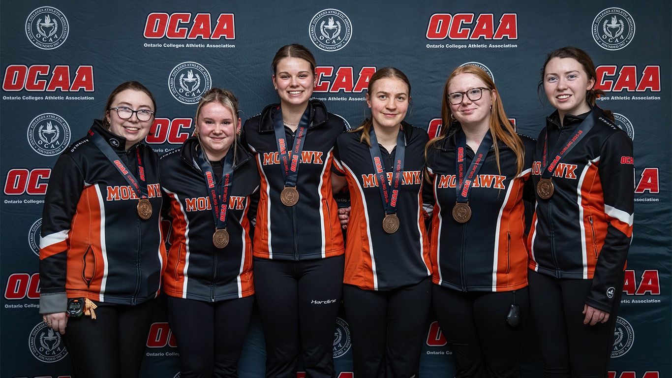Mohawk women's curling 2027 OCAA bronze