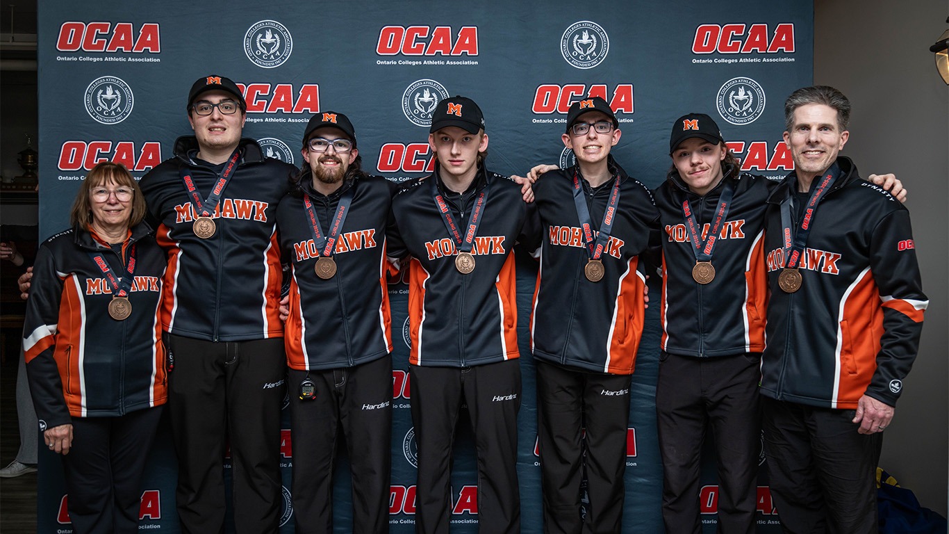 Mohawk men's curling - 2026 OCAA bronze medal