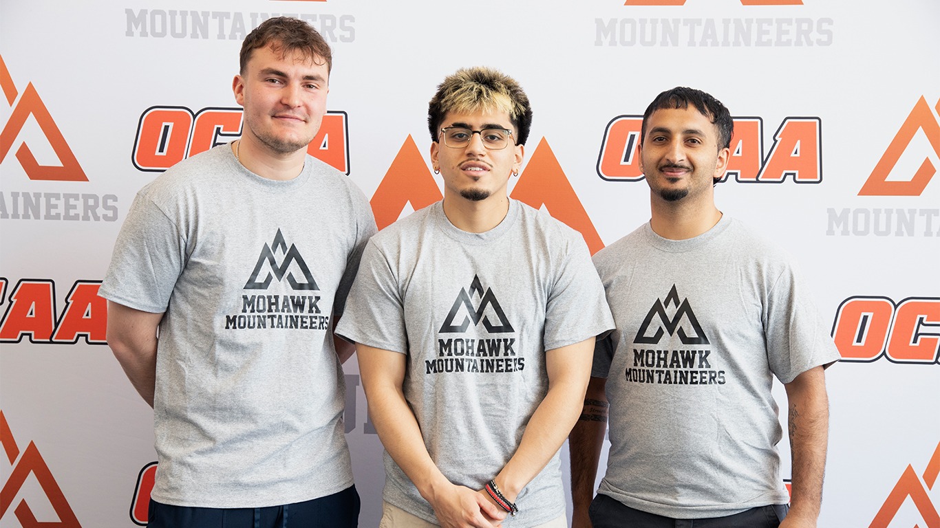 From left to right: Nathan Toltl, Erick Vaides-Bonilla and Azeel Jivraj