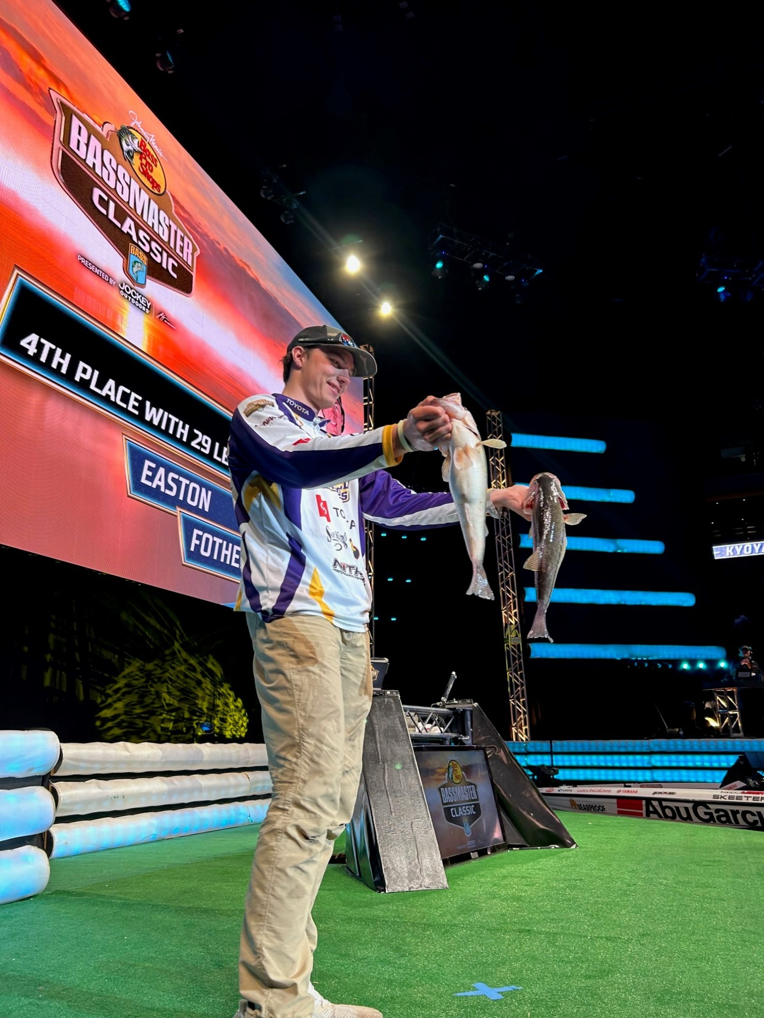 Easton Fothergill finishes 16th in the Bassmaster Classic