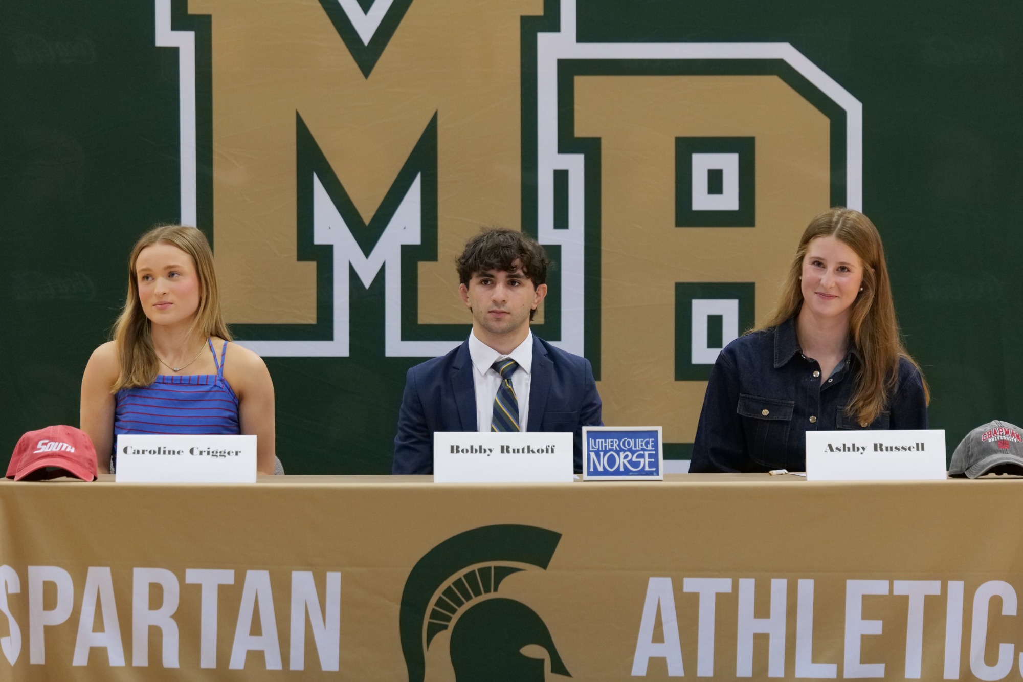 Spring Signing Day at Mountain Brook High School 2025 | Caroline Crigger, Bobby Rutkoff, and Ashby Russell