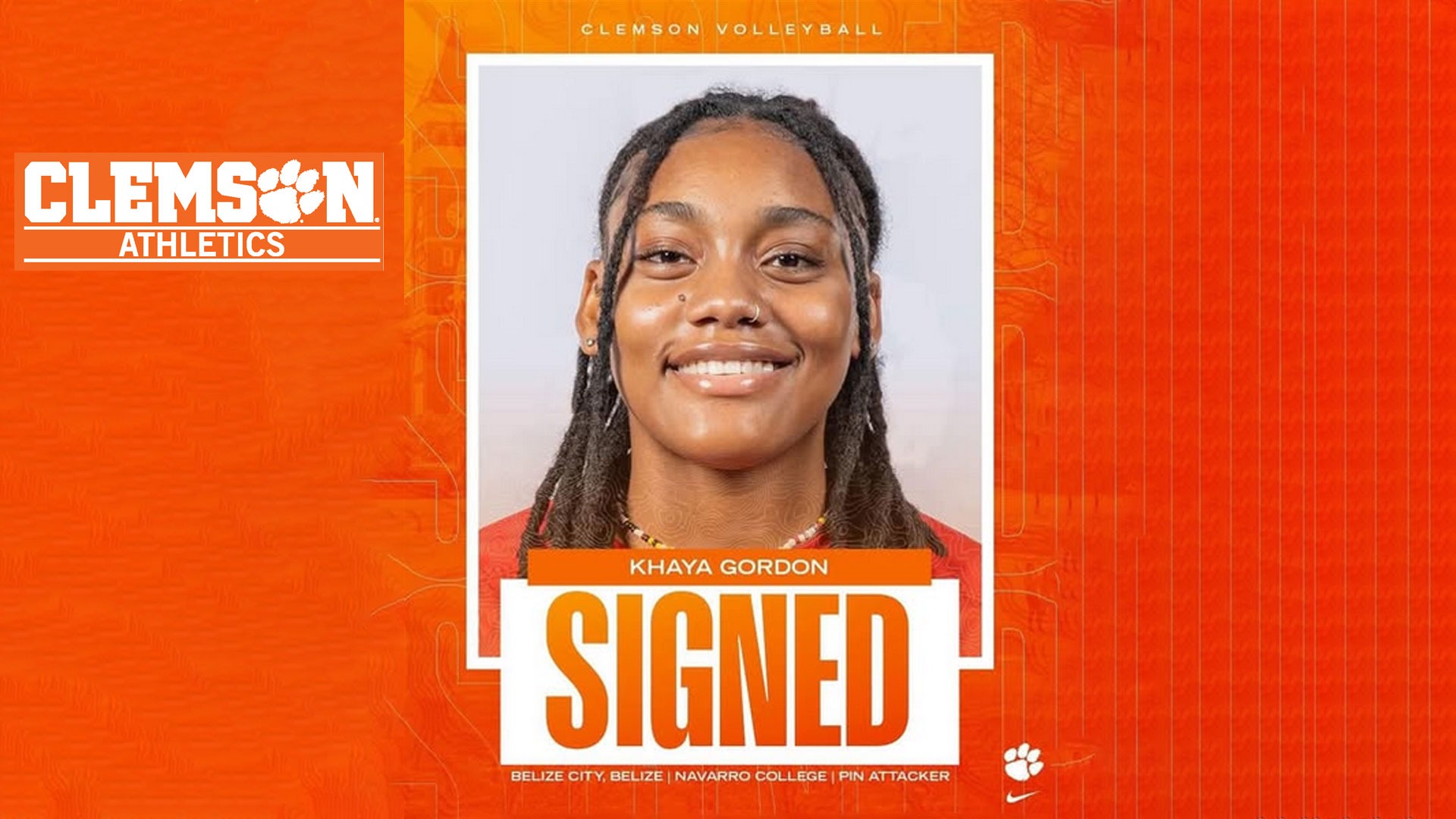 Khaya Gordon - joins Clemson VB