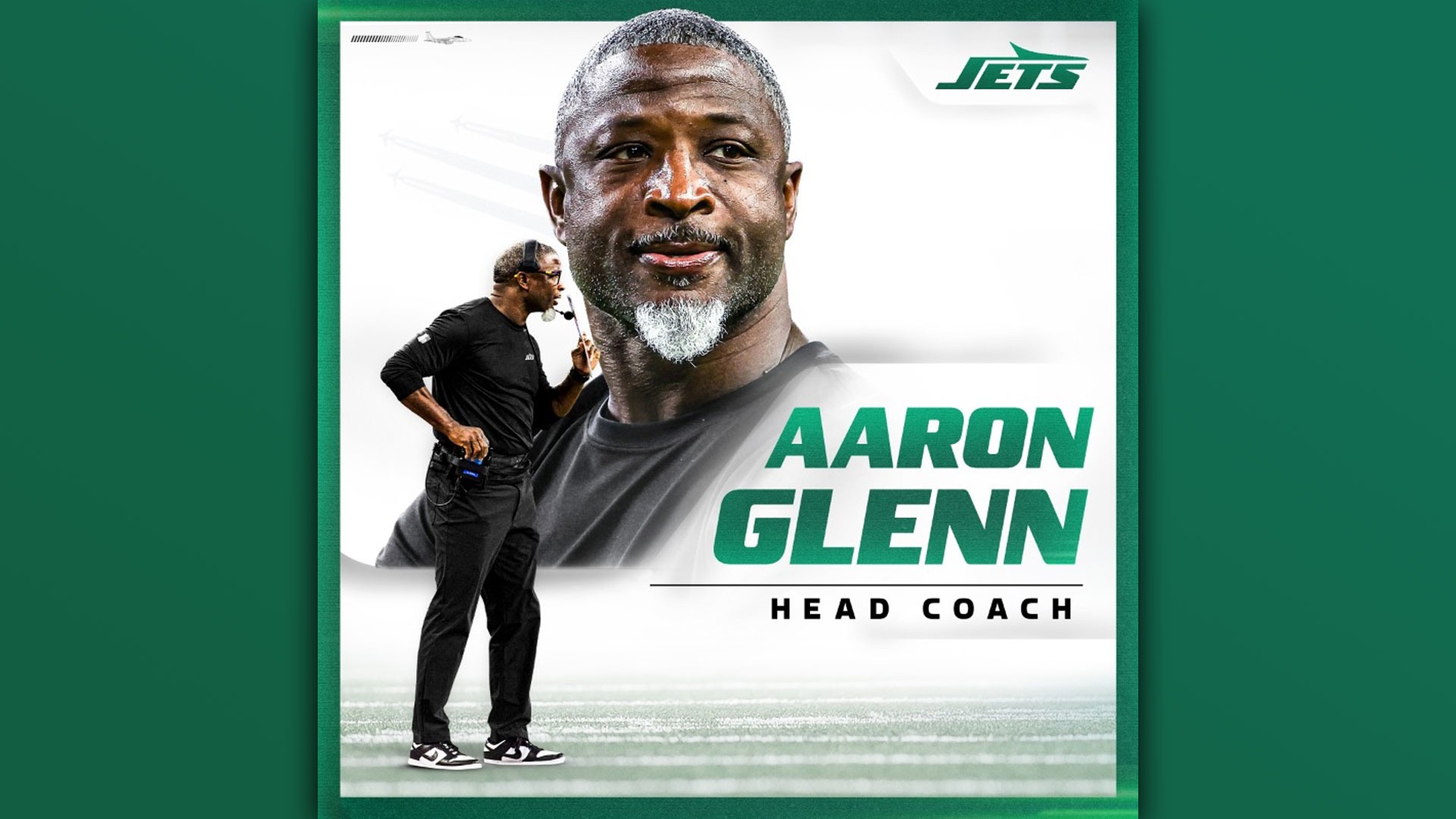 Aaron Glenn - NY Jets Head Coach