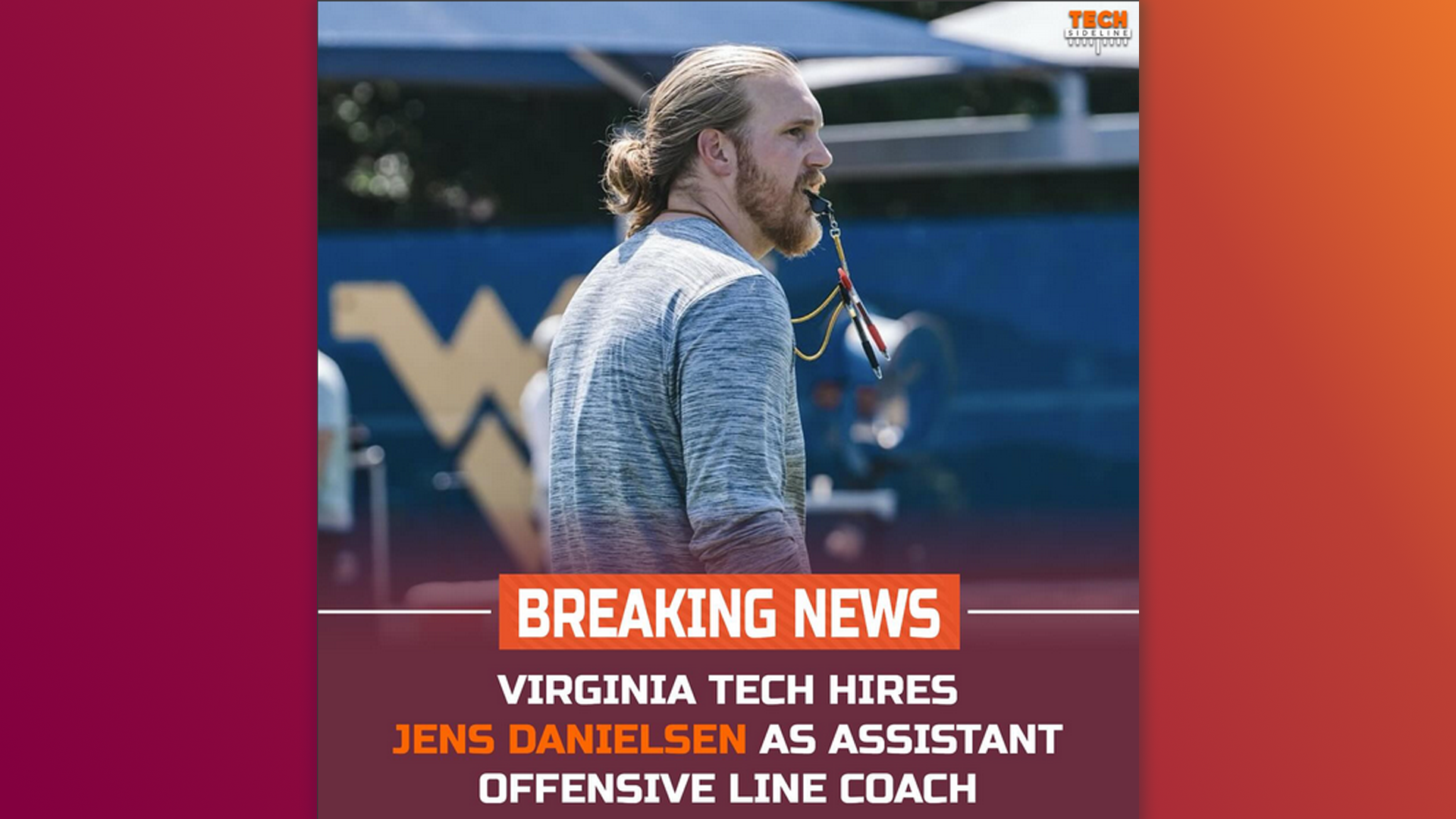 Jens Danielsen, former OL assistant coach