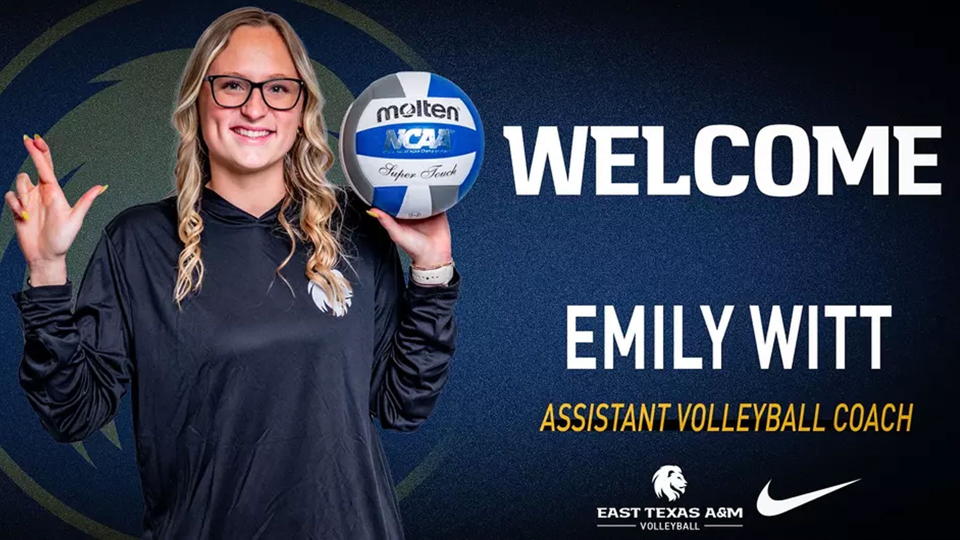 Emily Witt, ETAMU Asst VB Coach 2025