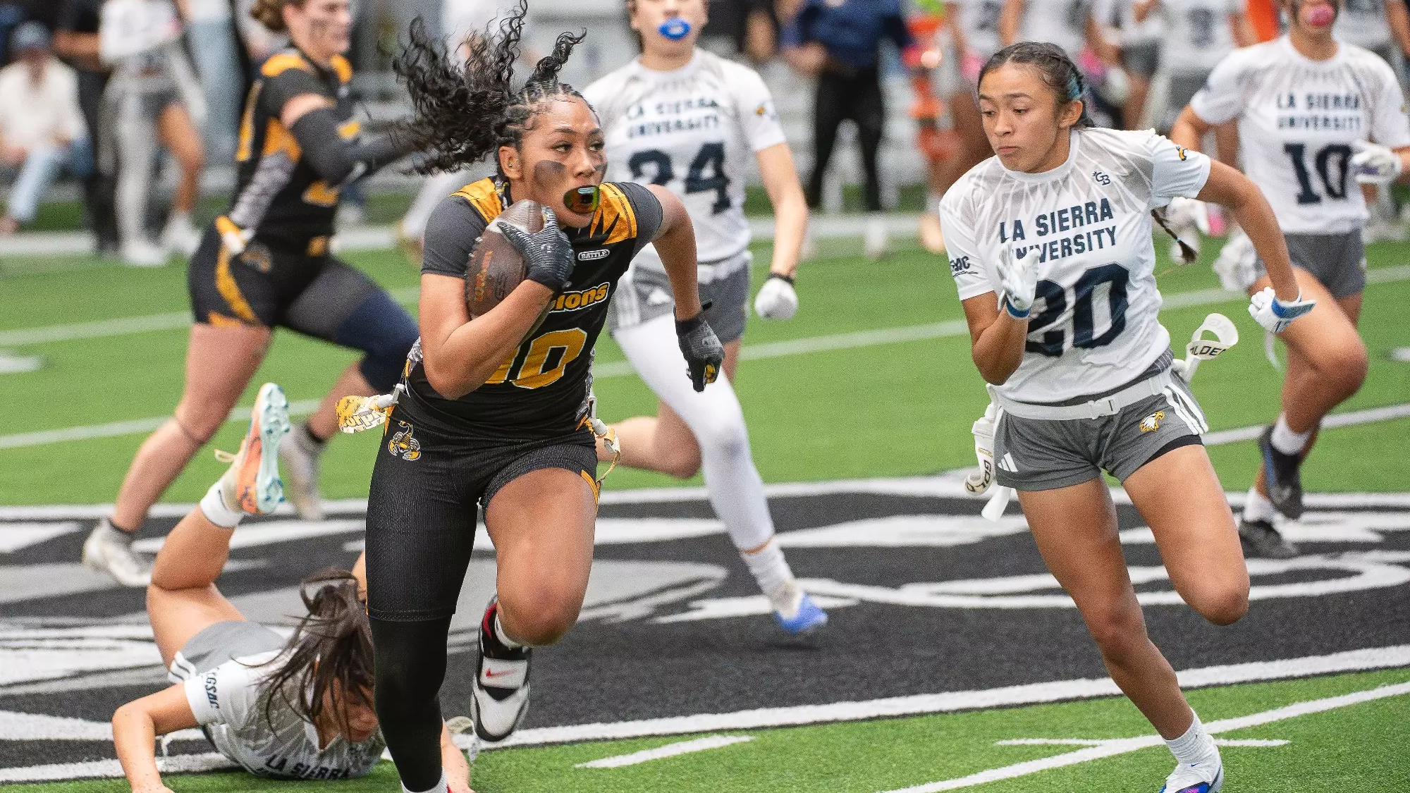 Nevada State University hosted its first football games at the Raiders Practice Facility in Henderson, NV on Friday, February, 20, 2026. Nevada State won all three of its first games against LA Sierra University, Arizona Christian University, and Arizona State University. 