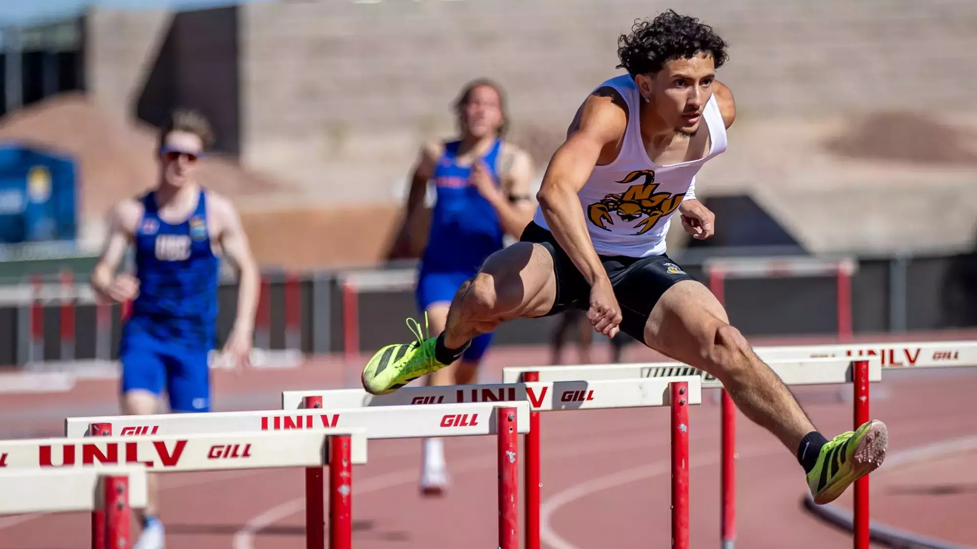Nevada State University Men's Track & Field competes at the UNLV Rebel ELITE track meet on April 3&4, 2026, in Las Vegas, NV.